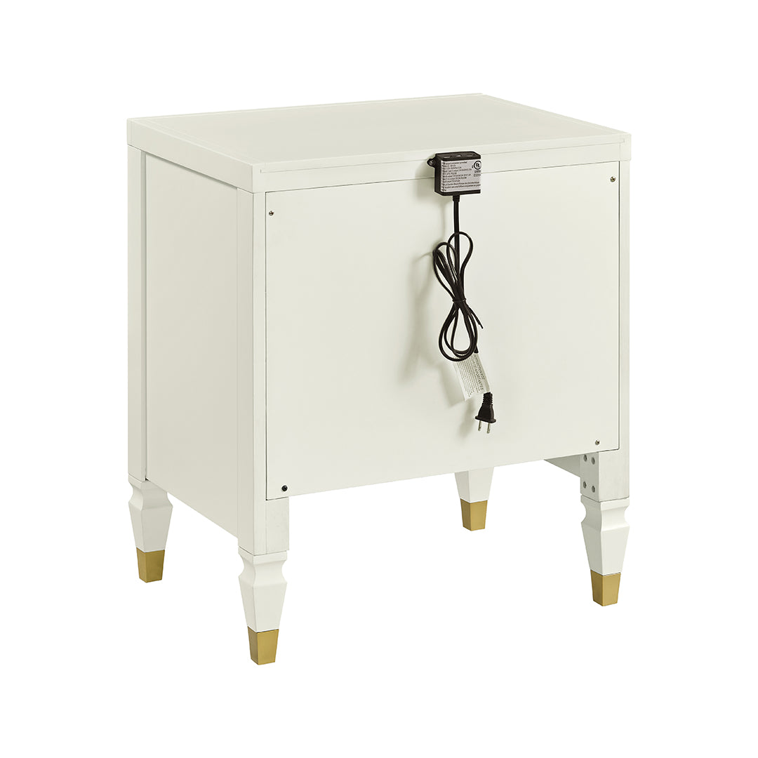 Olivia Nightstand - Modern Bedside Table with Drawer, Wooden Night Stand for Bedroom, Living Room, and Office - Perfect for Storage and Decor