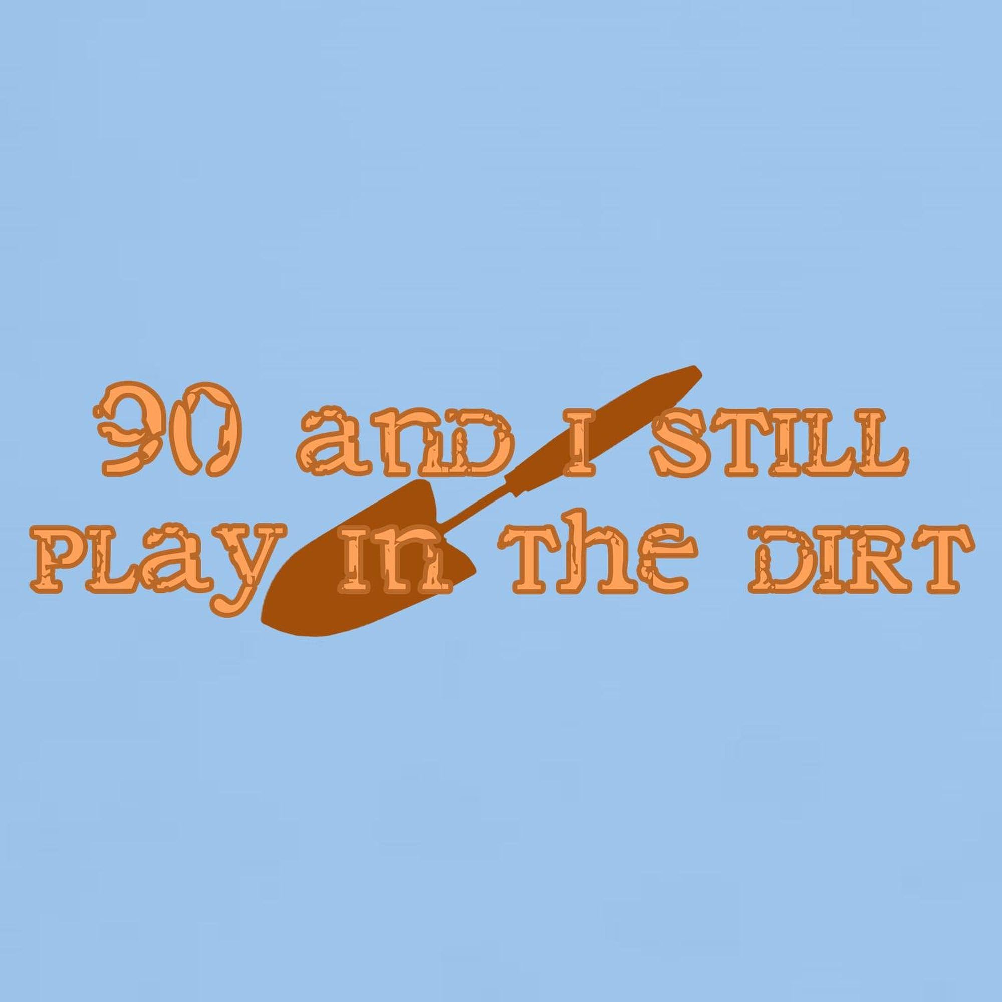 90th Birthday Gardening T-Shirt for Men - 100% Cotton Graphic Tee for Outdoor Enthusiasts