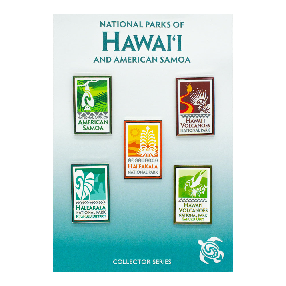 National Park Lapel Pin Set - Hawaiʻi & American Samoa Collectible Souvenirs for Travel Enthusiasts & Park Lovers - Perfect for Backpacks, Hats & Jackets