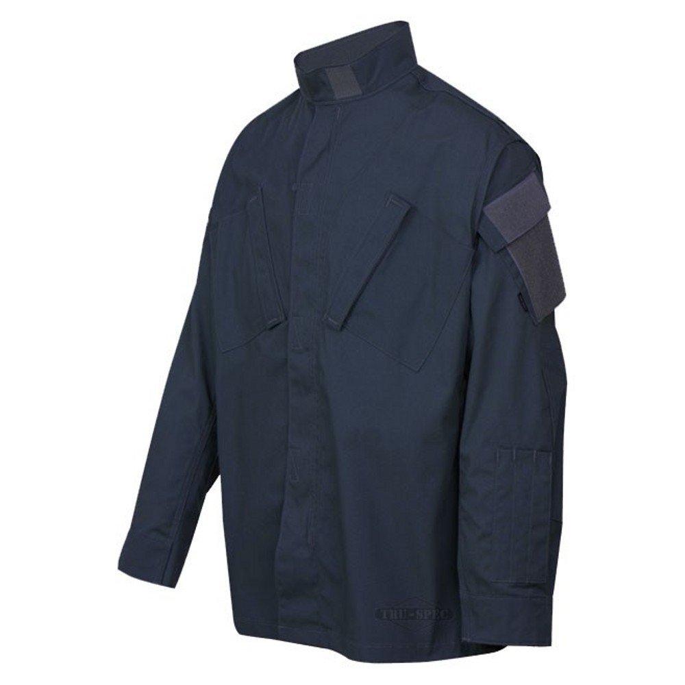 Tru-Spec Xfire 80/20 Midnight Navy FR Tactical Shirt - Medium Regular (1671004) | Flame Resistant Workwear for Firefighters & First Responders
