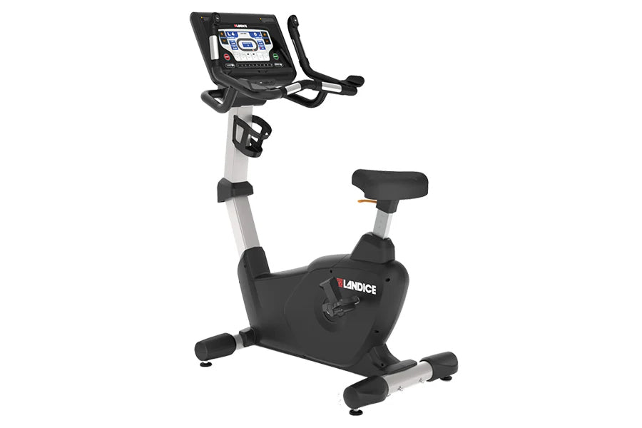 Landice U9 Commercial Upright Exercise Bike - Heavy Duty Gym Equipment for Home & Commercial Use - Perfect for Cardio Workouts, Weight Loss & Fitness Training