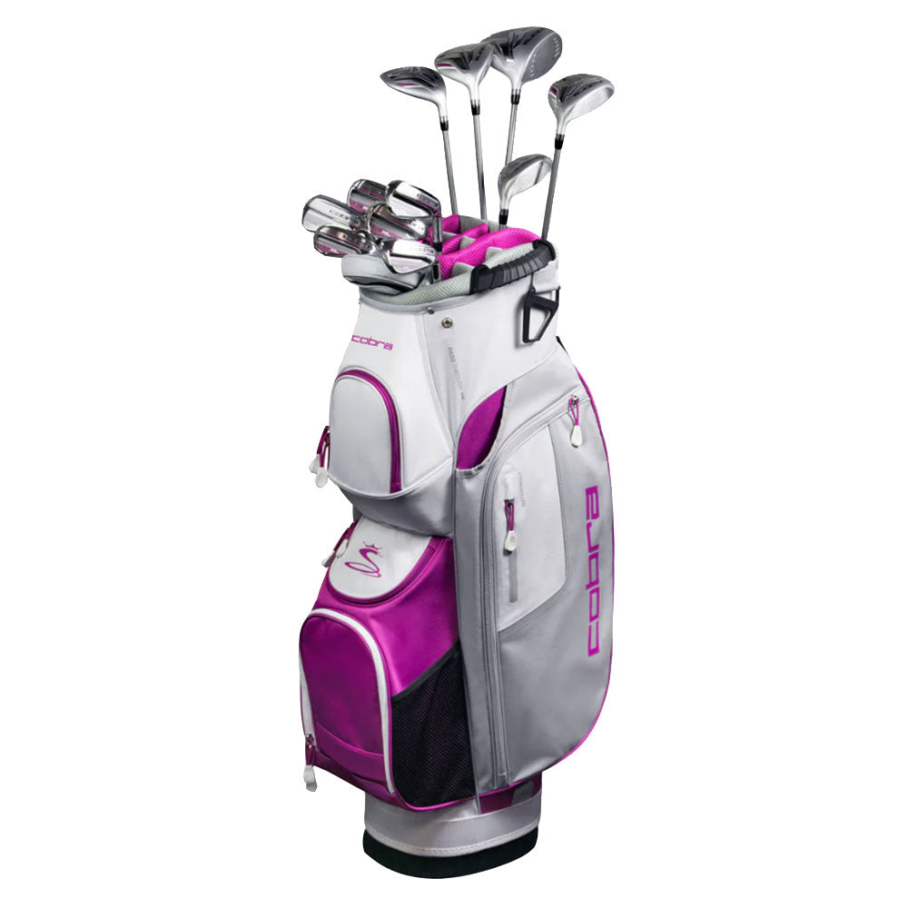 Cobra Fly XL Cart Golf Bag - Right Hand Women's Complete Golf Set with Clubs & Accessories - Perfect for Course Play & Travel