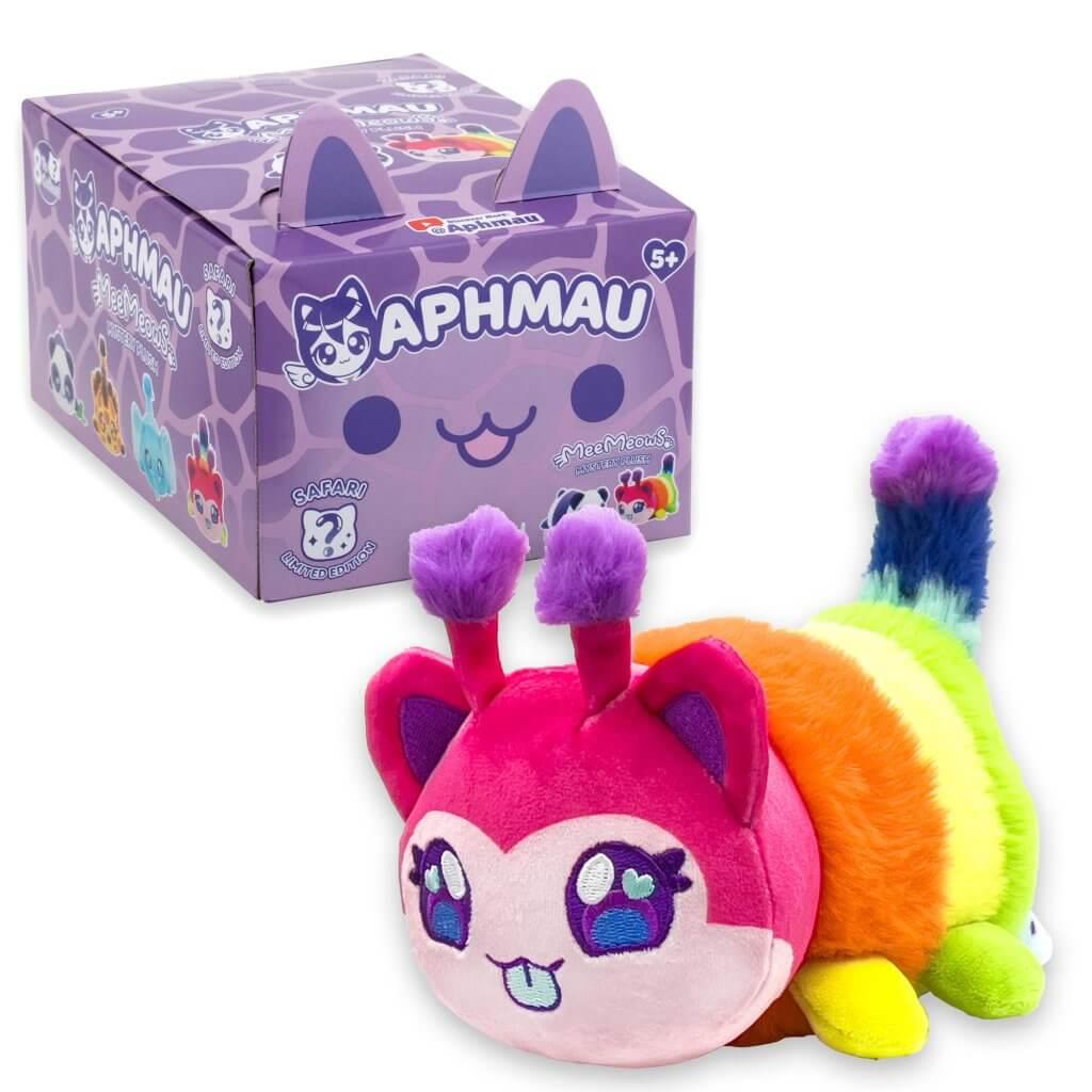Aphmau MeeMeows 6-Piece Safari Mystery Blind Box Collection - Cute Animal Figures for Kids, Collectors & Gift Giving - Perfect for Playtime, Display & Surprise Party Favors