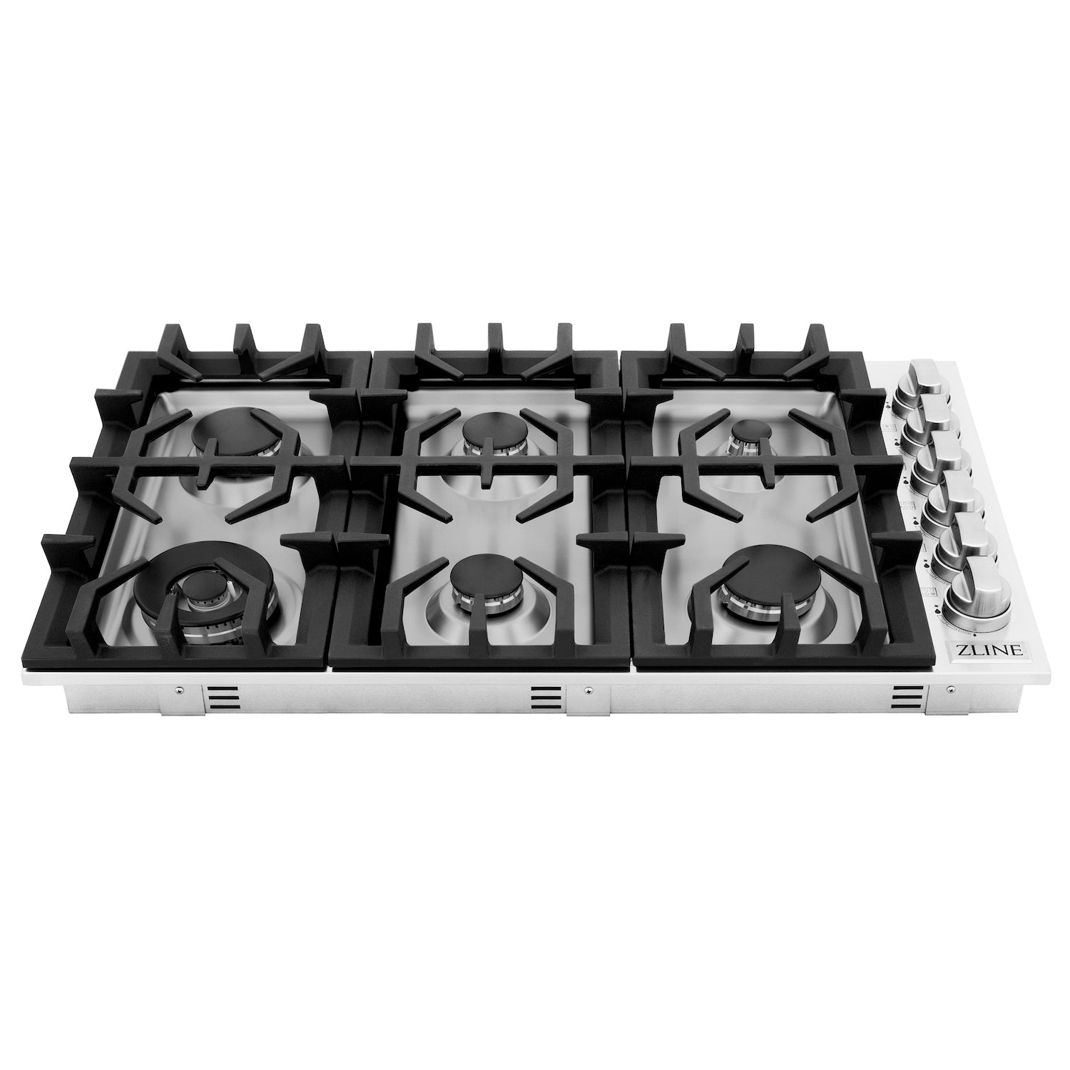 ZLINE 36 Inch Professional Gas Cooktop with 6 Sealed Burners - Stainless Steel (RC36) for Home Kitchen & Restaurant Cooking