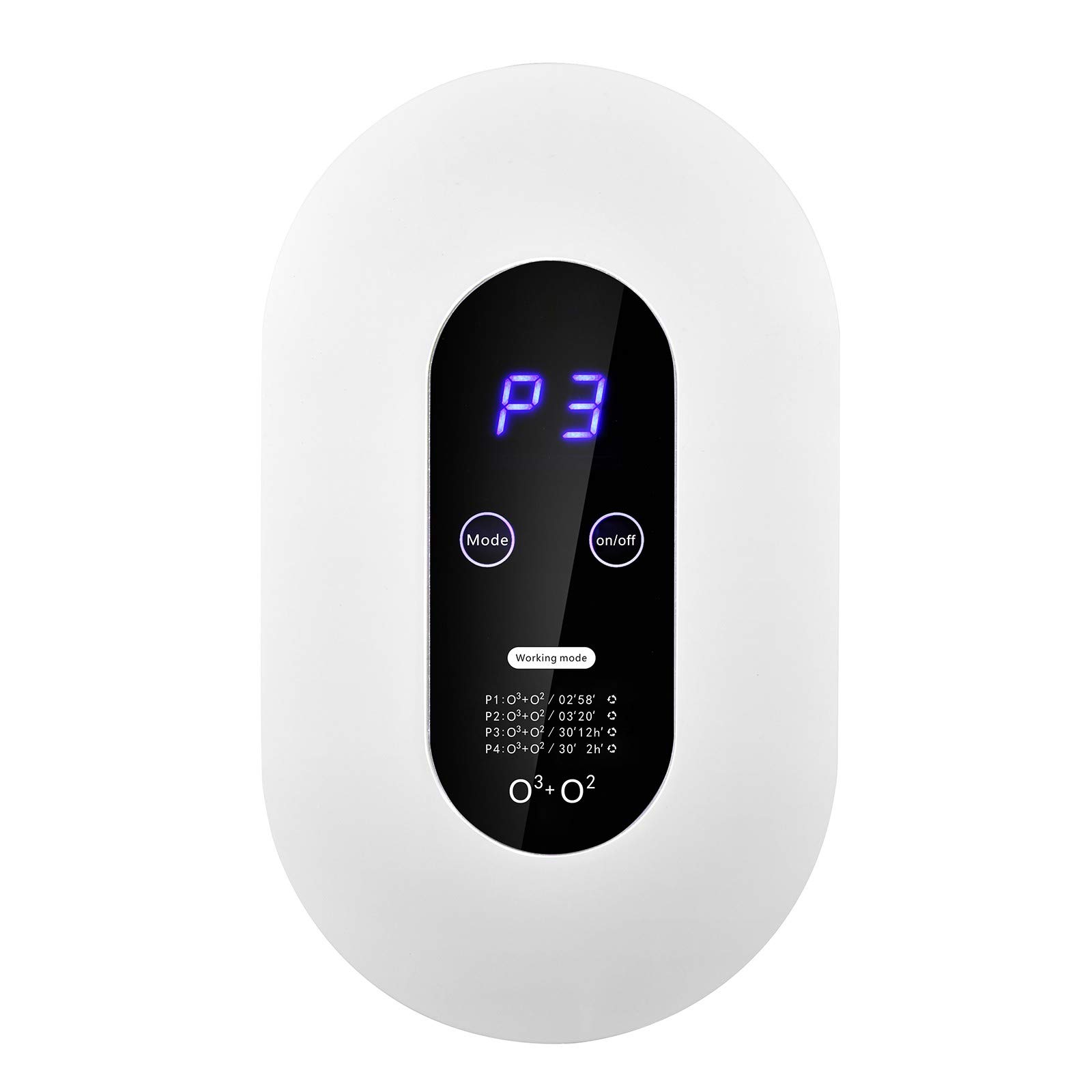 Portable Mini Air Purifier for Car, Home, Toilet, Kitchen - Compact HEPA Filter for Odor Elimination & Air Freshening - Ideal for Small Spaces, Office, Nursery, Pet Areas (White)