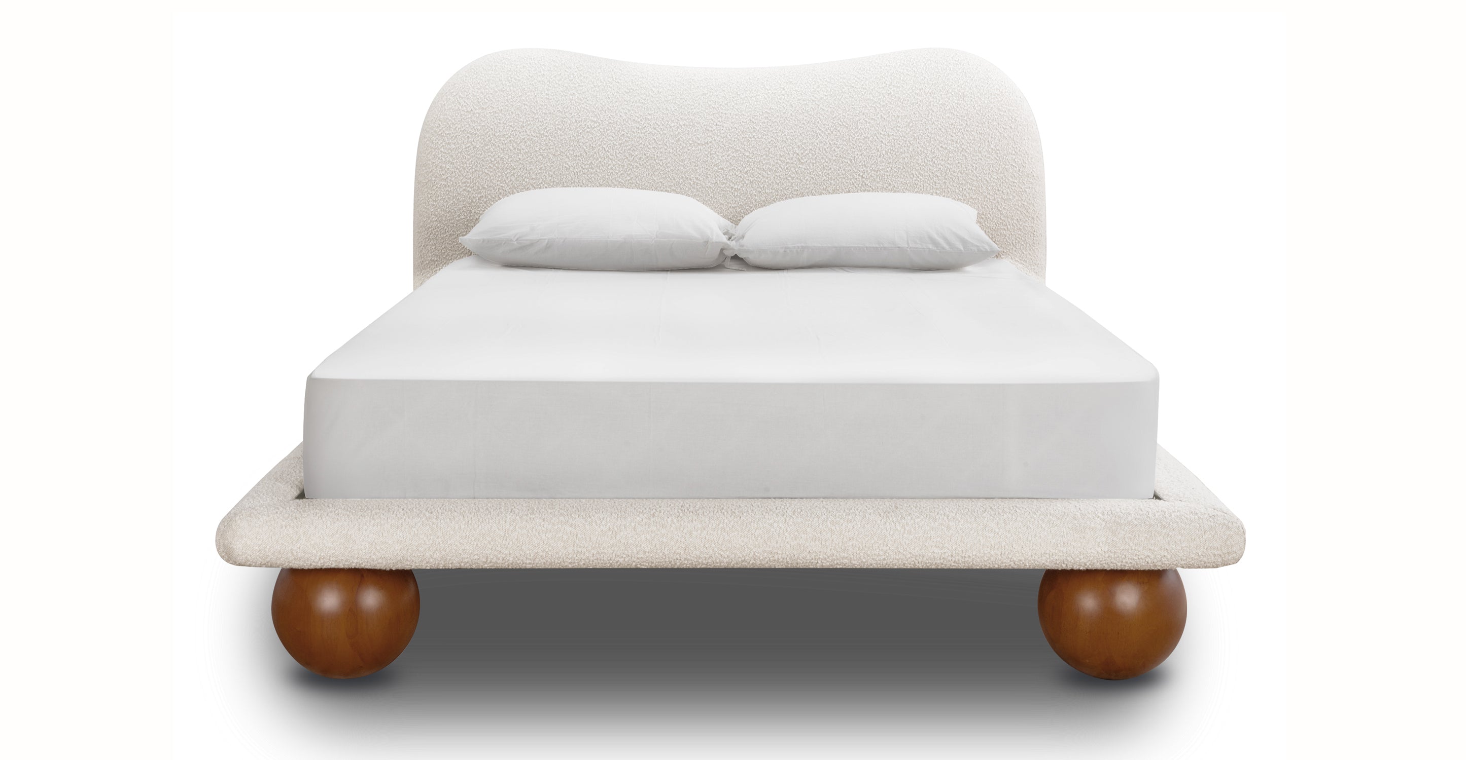Orbit Queen Size Bed Frame - Sturdy Metal Platform Bed with Noise-Free Support, Easy Assembly - Perfect for Master Bedrooms, Guest Rooms & Small Spaces