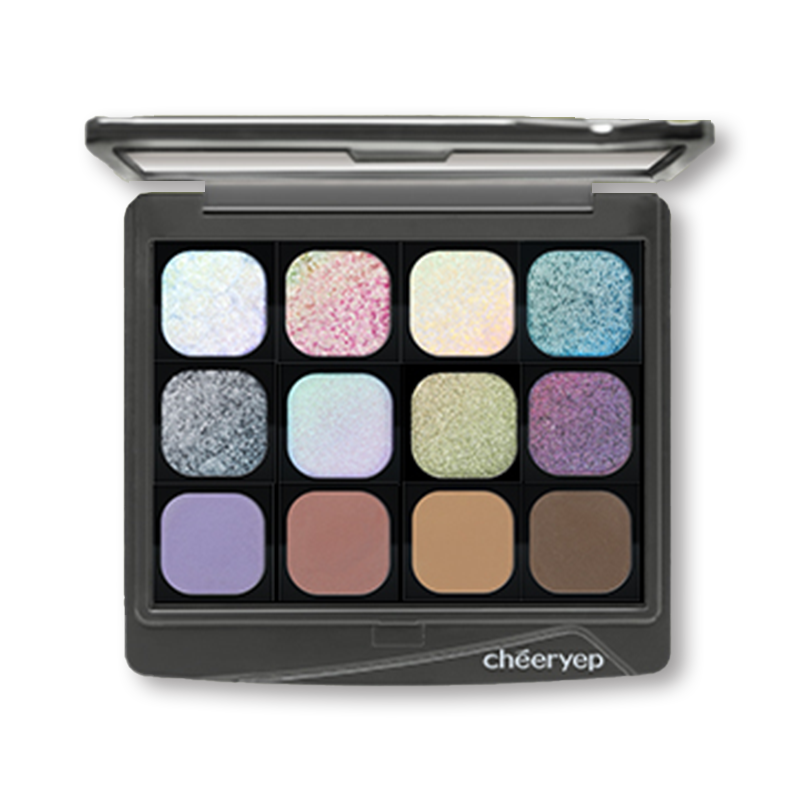 Cheeryep All-in-One DIY Makeup Palette - 24 Color Eyeshadow, Blush & Highlighter Kit for Professional Makeup Artists & Beginners - Perfect for Travel, Parties & Everyday Glam