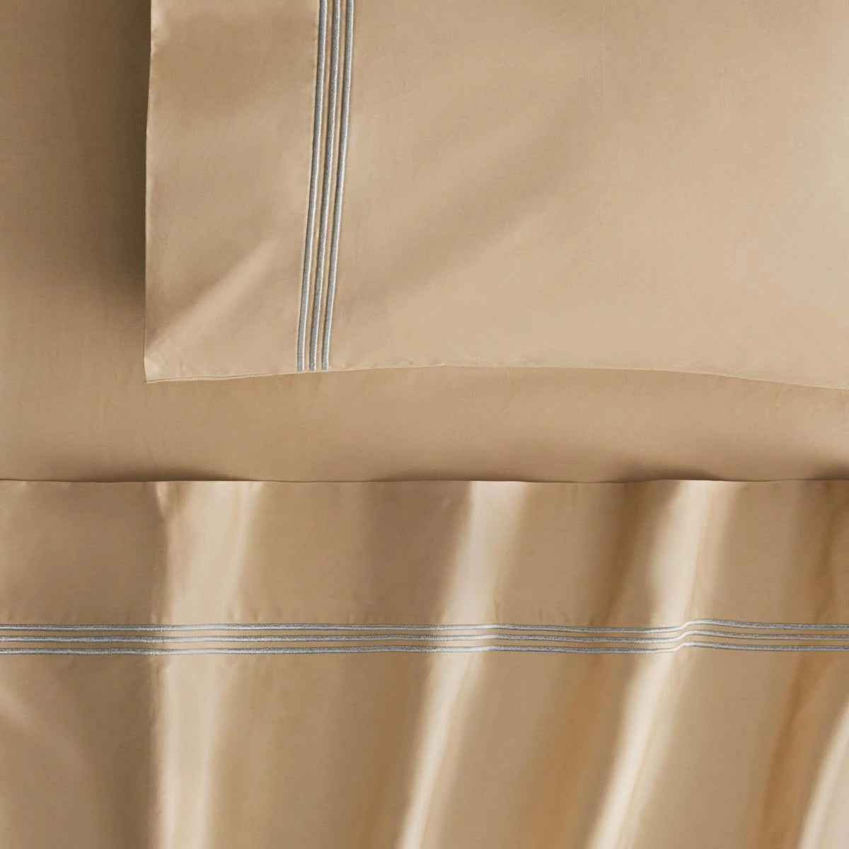 Sheridan 1200 Thread Count Palais Lux Almond Fitted Sheet - Ultra Soft Queen Size Bed Sheet for Luxury Hotel & Home Bedroom Decor