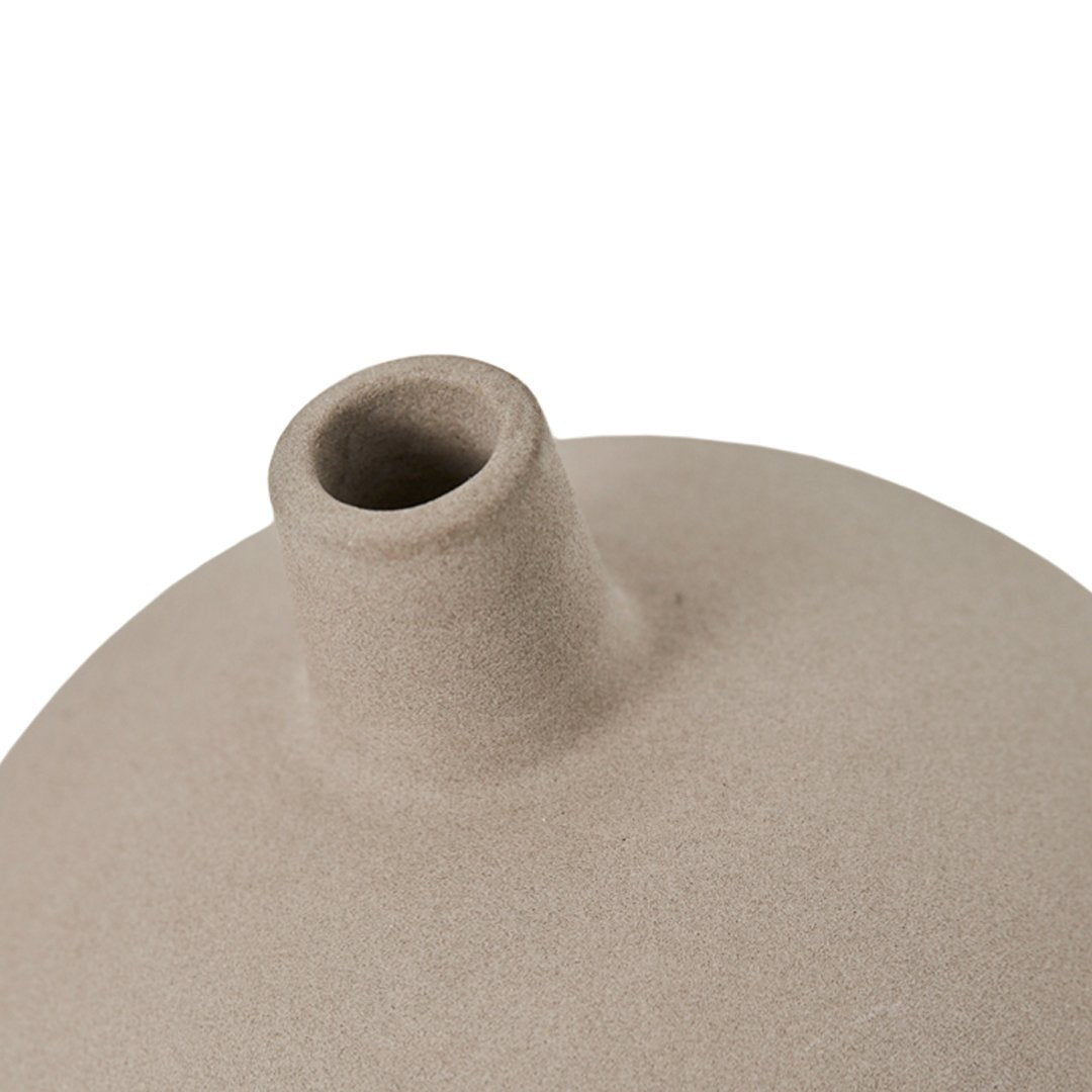 Kristina Dam Studio Dome Vase - Modern Ceramic Home Decor for Living Room, Dining Table & Wedding Centerpieces