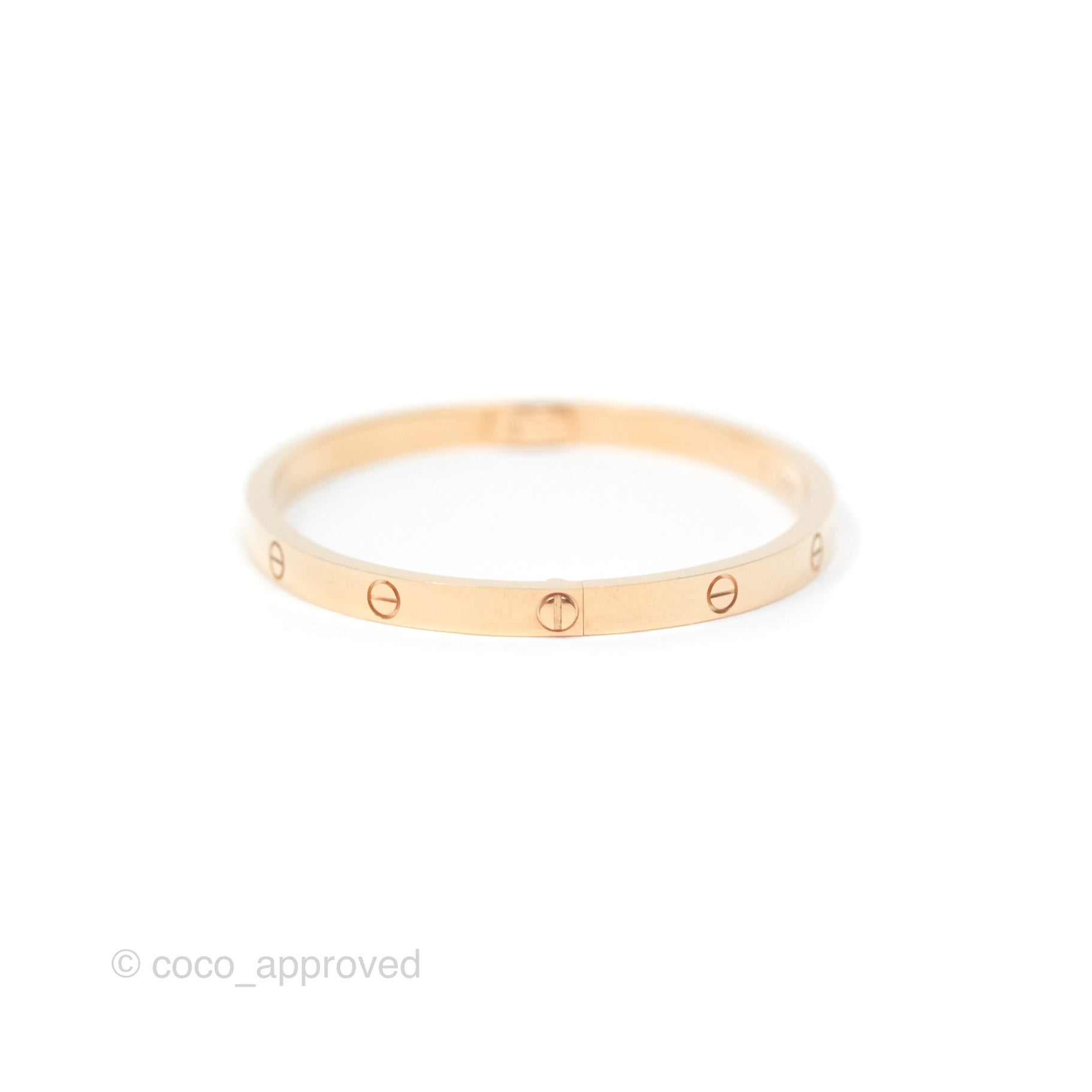 Cartier Small Love Bracelet in 18K Rose Gold - Size 15 | Luxury Jewelry for Women, Perfect for Anniversary Gifts & Special Occasions