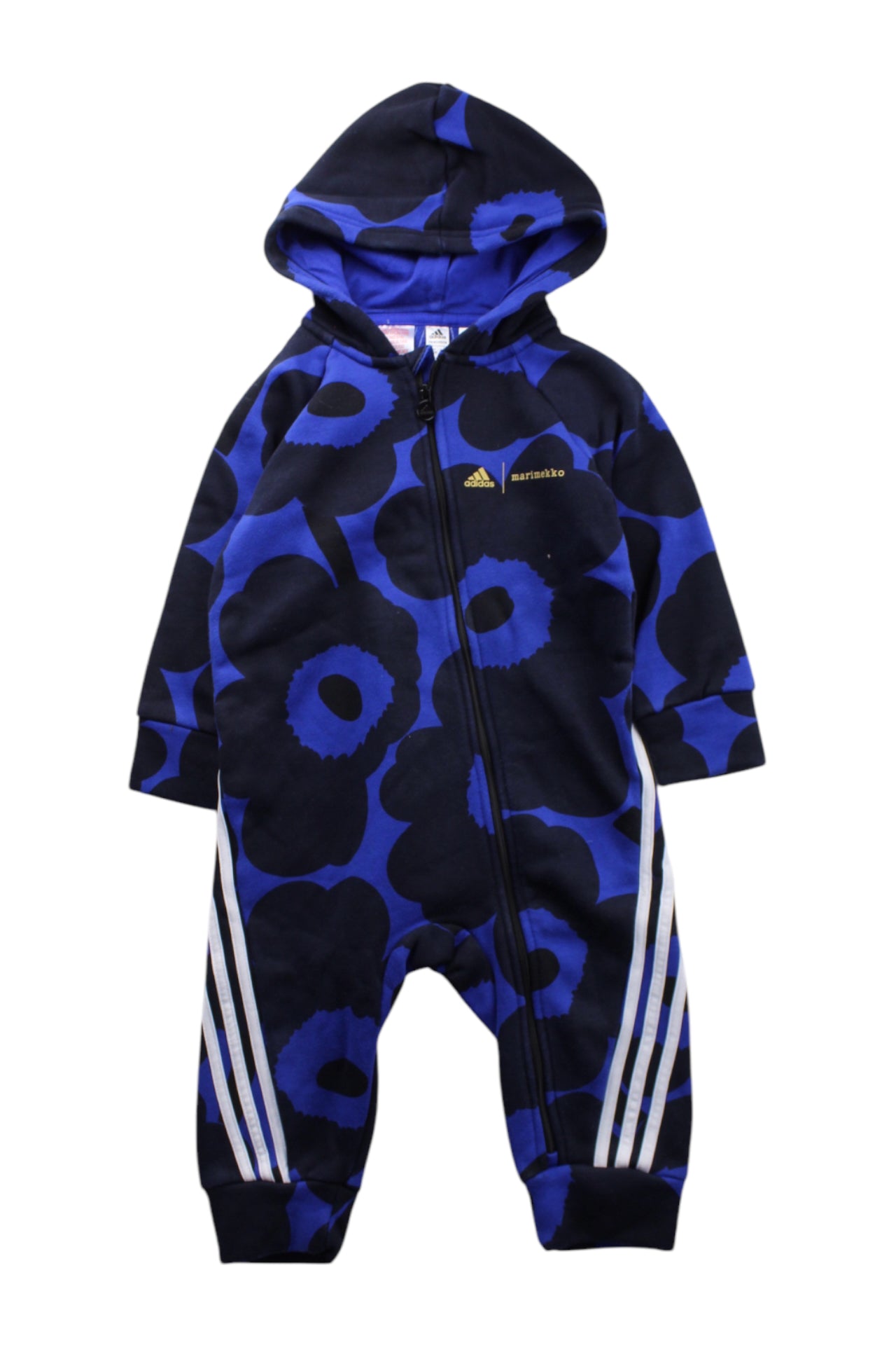 Adidas x Marimekko Long Sleeve Baby Jumpsuit for Girls & Boys 6-12 Months - Cute Playtime & Photo Outfit for Infants