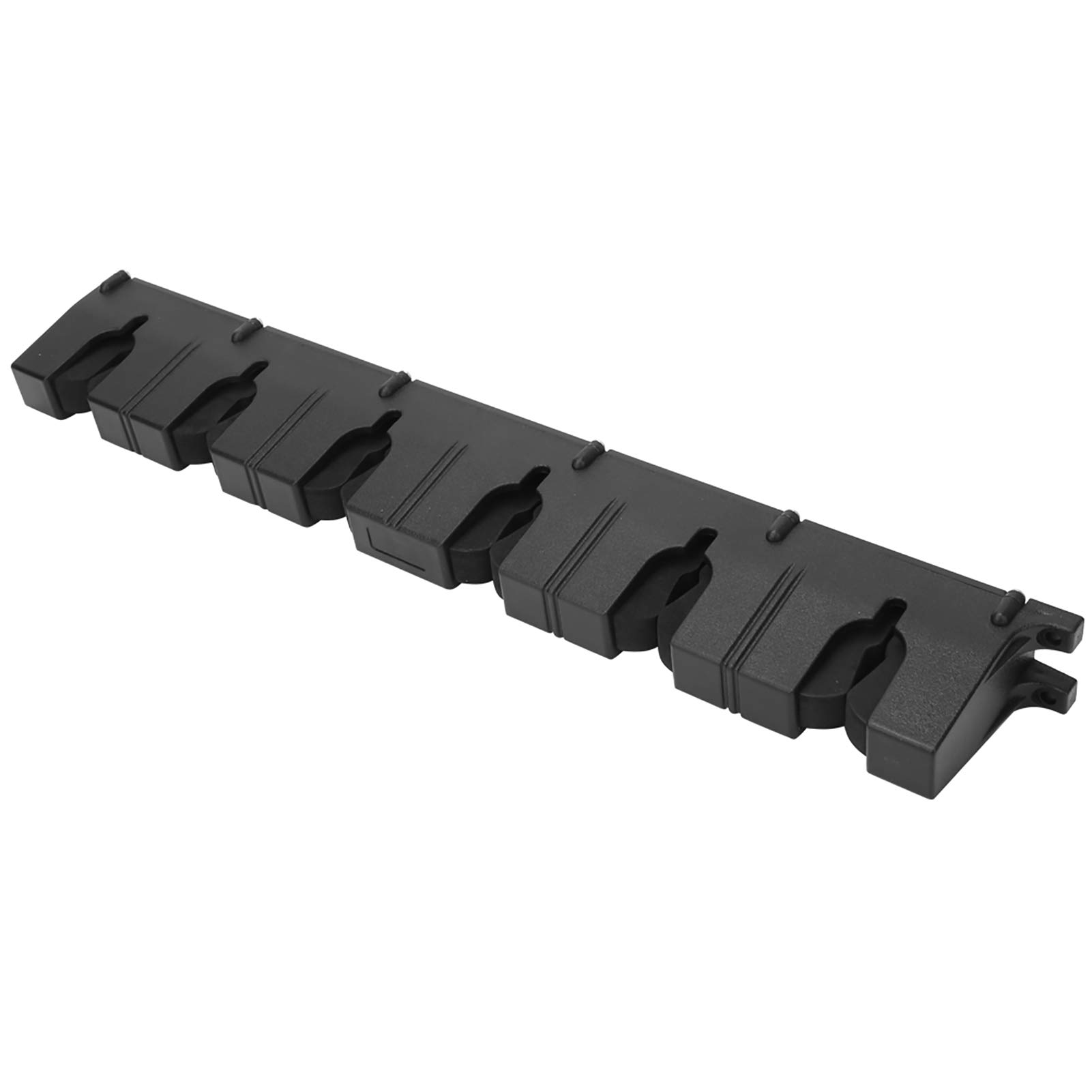 6 Rod Fishing Pole Holder Stand - Anti-Scratch Rod Display Rack & Plastic Tackle Organizer | Perfect for Garage, Boat, and Fishing Gear Storage