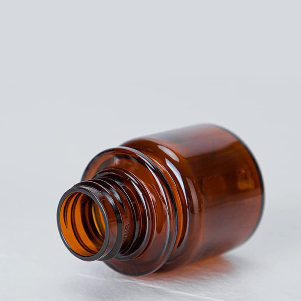 FOMIYES 1 Set Amber Glass Spray Bottles - Travel Size Perfume & Lotion Bottles with Pump for Cosmetics, Essential Oils, DIY Skincare - Perfect for Home, Salon, Travel & Gift Packaging