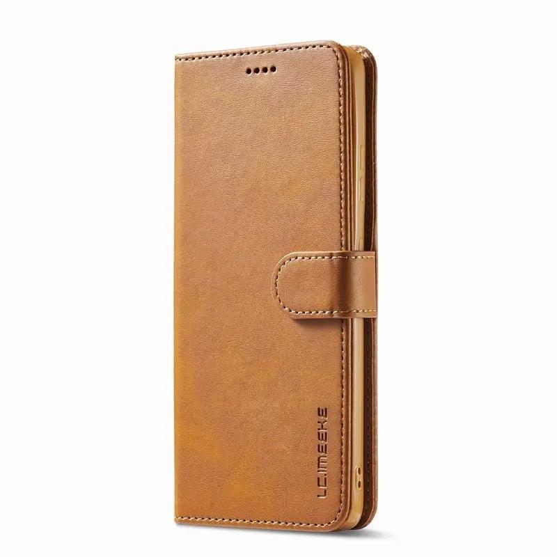 Samsung Galaxy S24 Genuine Leather Wallet Case - Slim Protective Cover with Card Slots for Daily Use & Travel