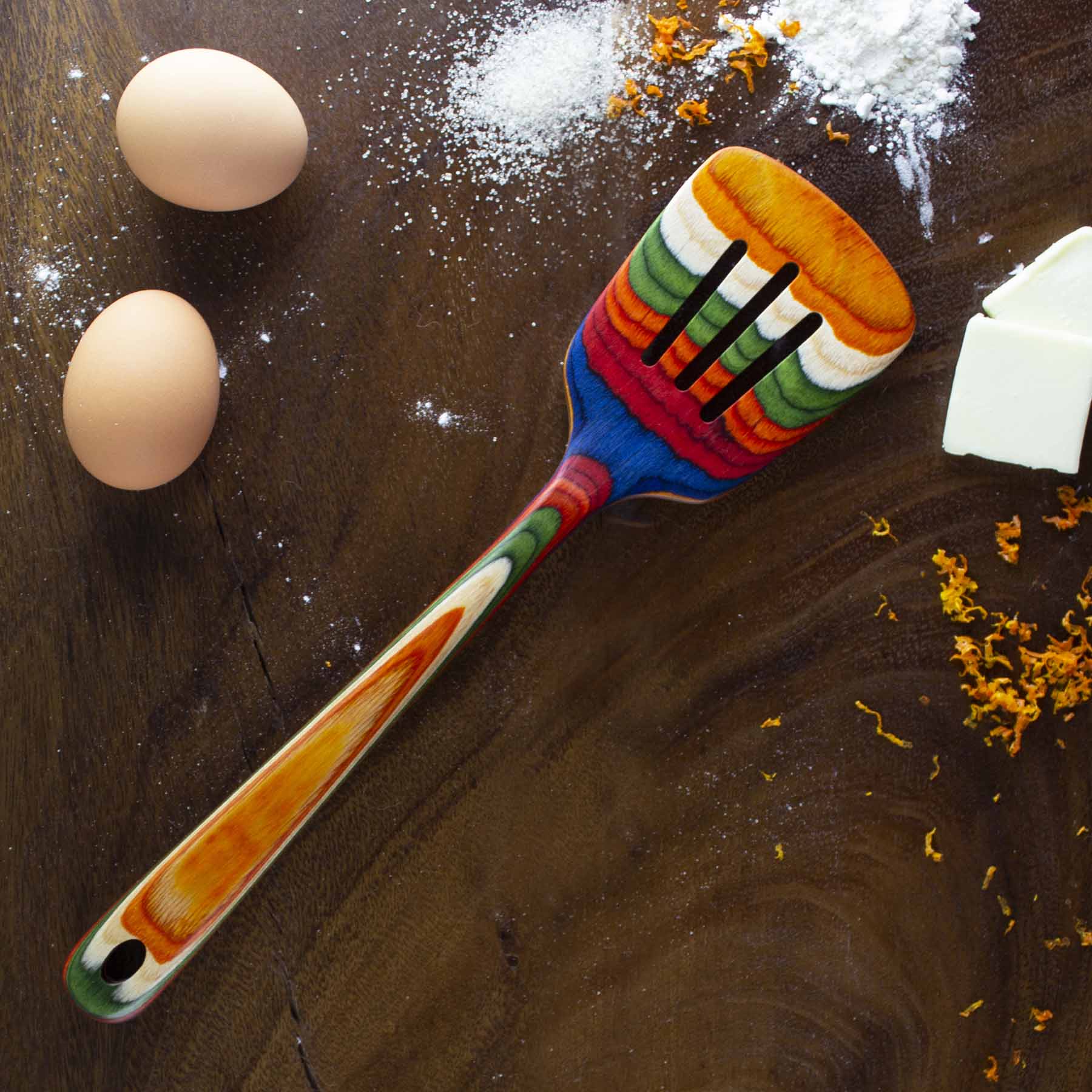 Baltique® Marrakesh Collection Slotted Spatula - 12.5 Inch Heat-Resistant Kitchen Turner for Flipping Pancakes, Burgers & Eggs - Perfect for Non-Stick Pans, Grilling & Cooking