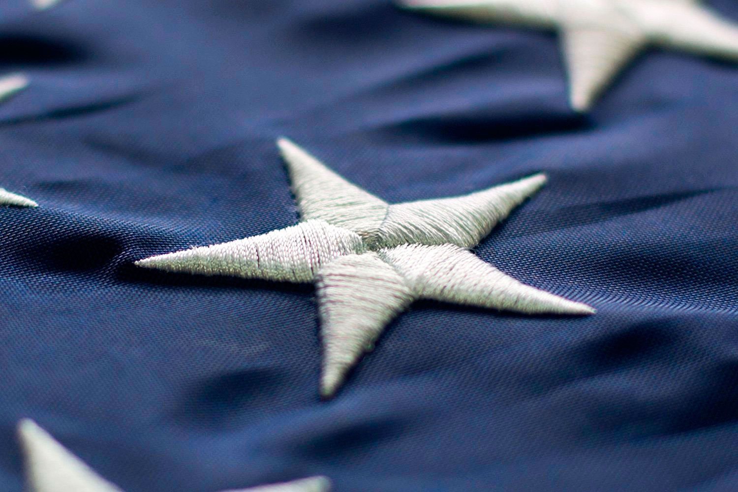6x10 FT American Flag - Heavy Duty Polyester with Embroidered White Stars & Brass Grommets - Double Stitched for Extra Strength - Perfect for Outdoor Display, Parades, and Patriotic Events