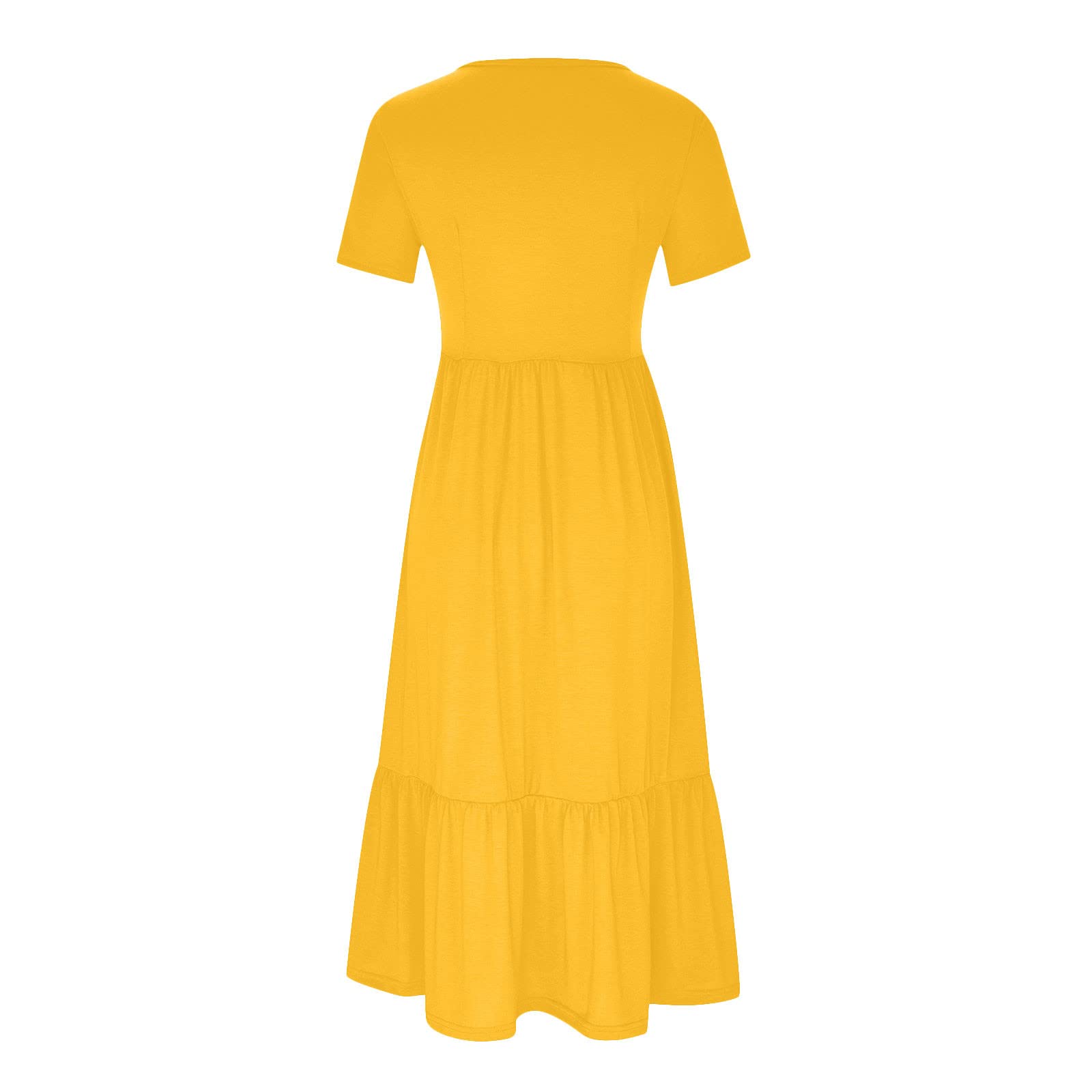 **2024 Women's Midi & Maxi Dresses with Sleeves – Tiered Summer & Vacation Long Dresses | Prime Day Deals & Clearance | Perfect for Beach, Travel & Casual Outings**
