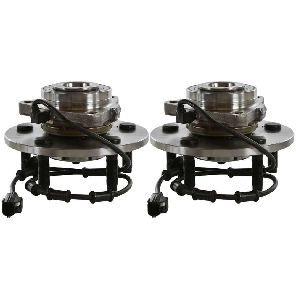 QXPLHUZ Front Wheel Hub Bearing Assembly Pair for 2002-2005 Dodge Ram 1500 - Replacement for Worn Bearings, Smooth Ride & Off-Road Performance