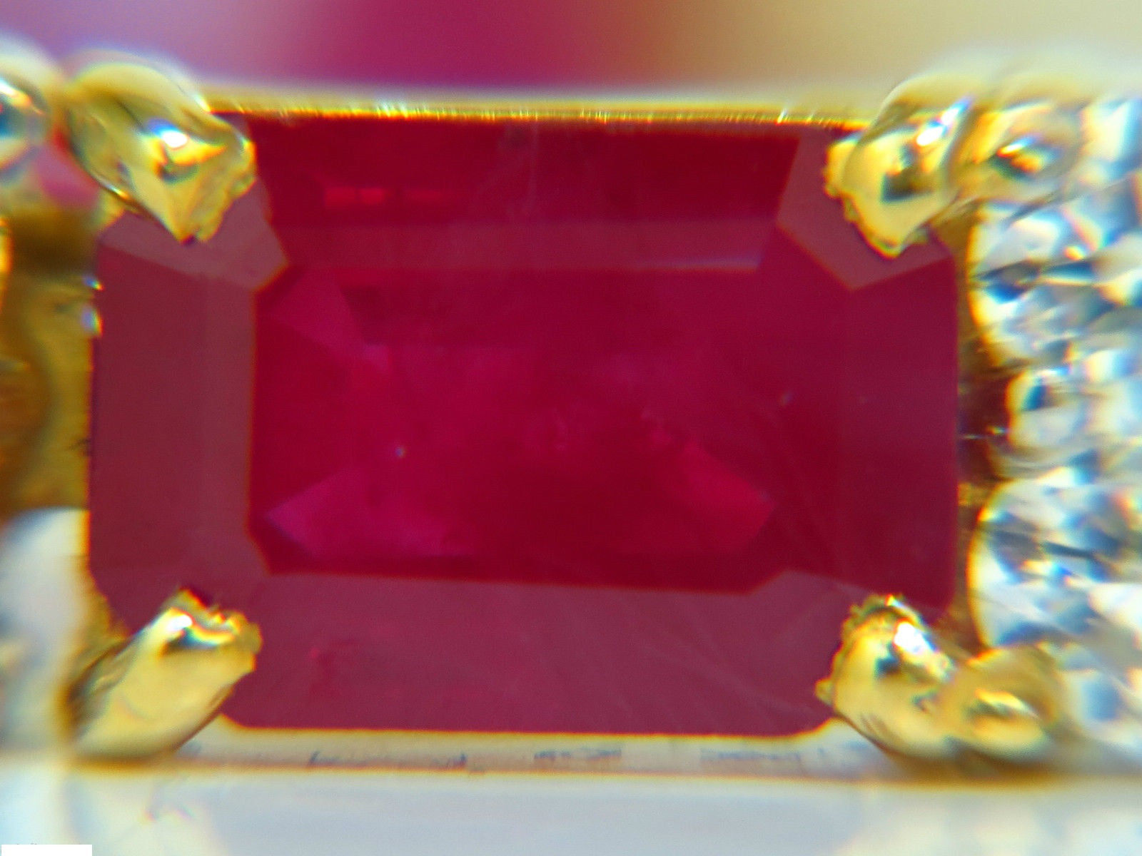 18KT Gold GIA Certified 23.46CT Natural Ruby and Diamond Bracelet - Blood Red Vivid Super Gem Jewelry for Weddings, Anniversaries & Special Occasions