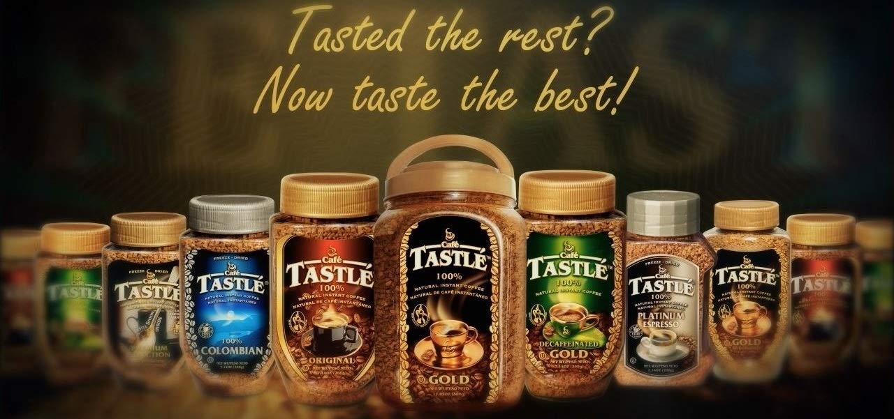 Organic Instant Coffee 100% Arabica - Cafe Tastlé Premium 3-Pack (7.14oz Jars, 21.42oz Total) - Perfect for Home, Office & Travel Brewing