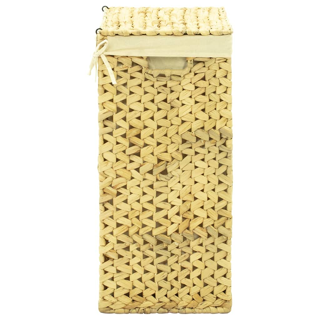 SKM 4-Piece Bathroom Set - Natural Water Hyacinth Storage Baskets for Towels, Toiletries & Organizing - Perfect for Bathroom, Spa, and Laundry Room Decor