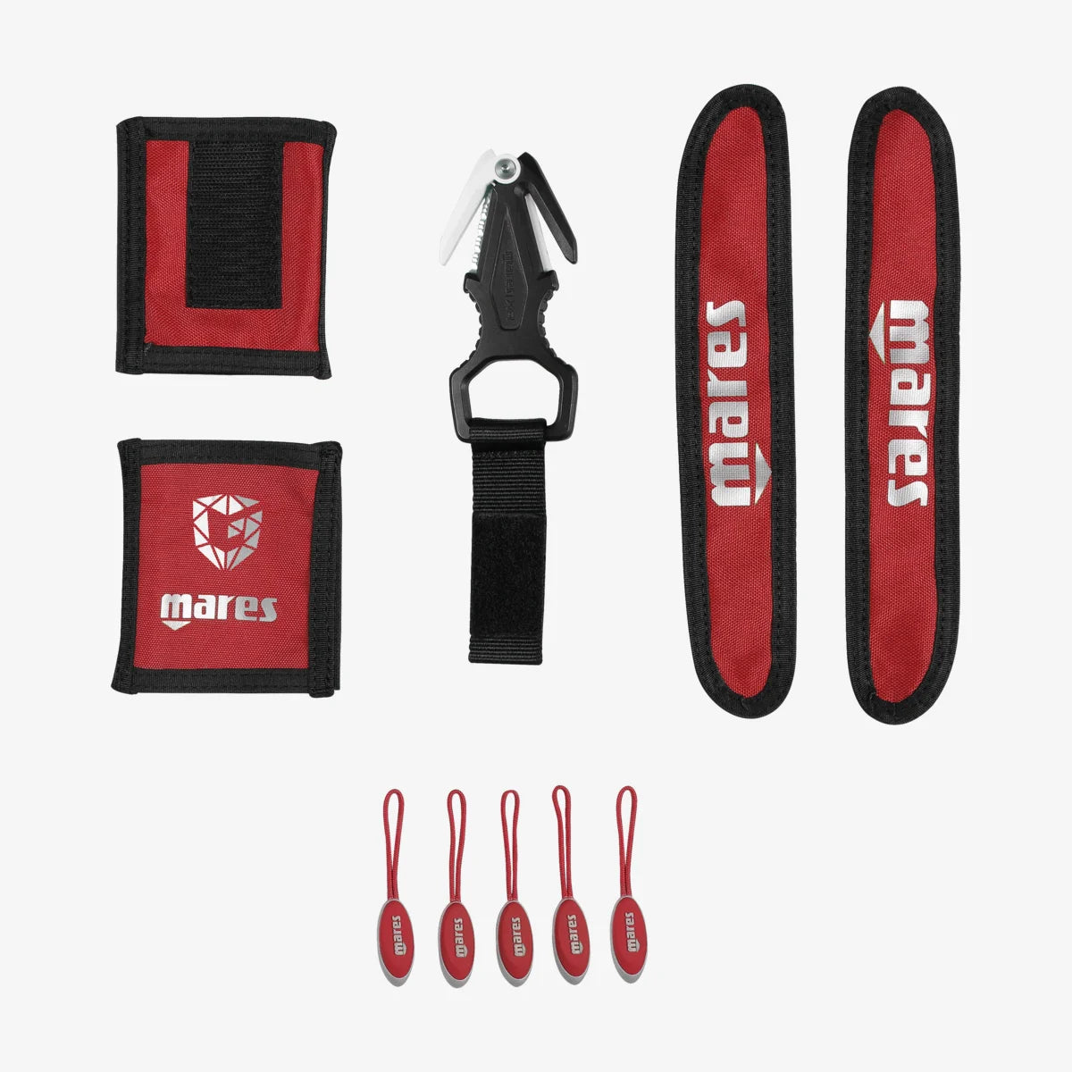 Mares Grace & Guardian Color Kit with Titanium Line Cutter - Scuba Diving Gear for Underwater Safety & Style