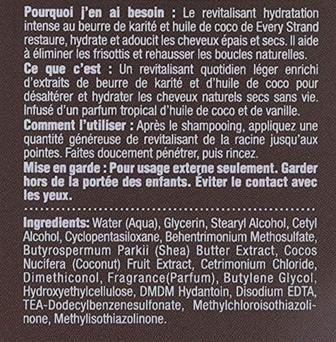 Every Strand Shea & Coconut Oil Deep Moisture Conditioner - Hydrating Hair Treatment for Dry, Damaged Hair - Perfect for Daily Use & Salon-Quality Results at Home