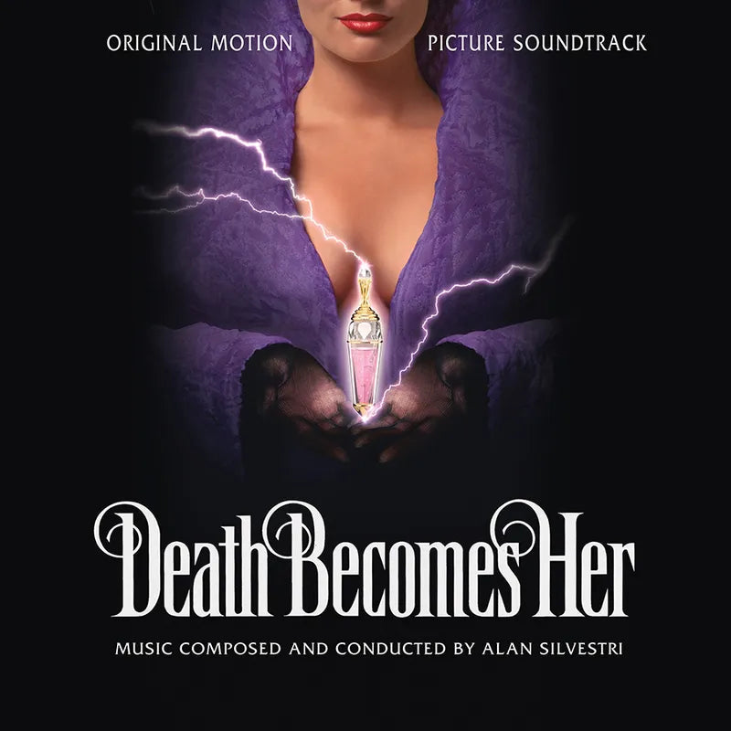 Alan Silvestri Death Becomes Her Original Motion Picture Soundtrack CD | 1992 Film Score | Gothic Comedy Movie Music | Perfect for Halloween Parties & Film Collector Displays