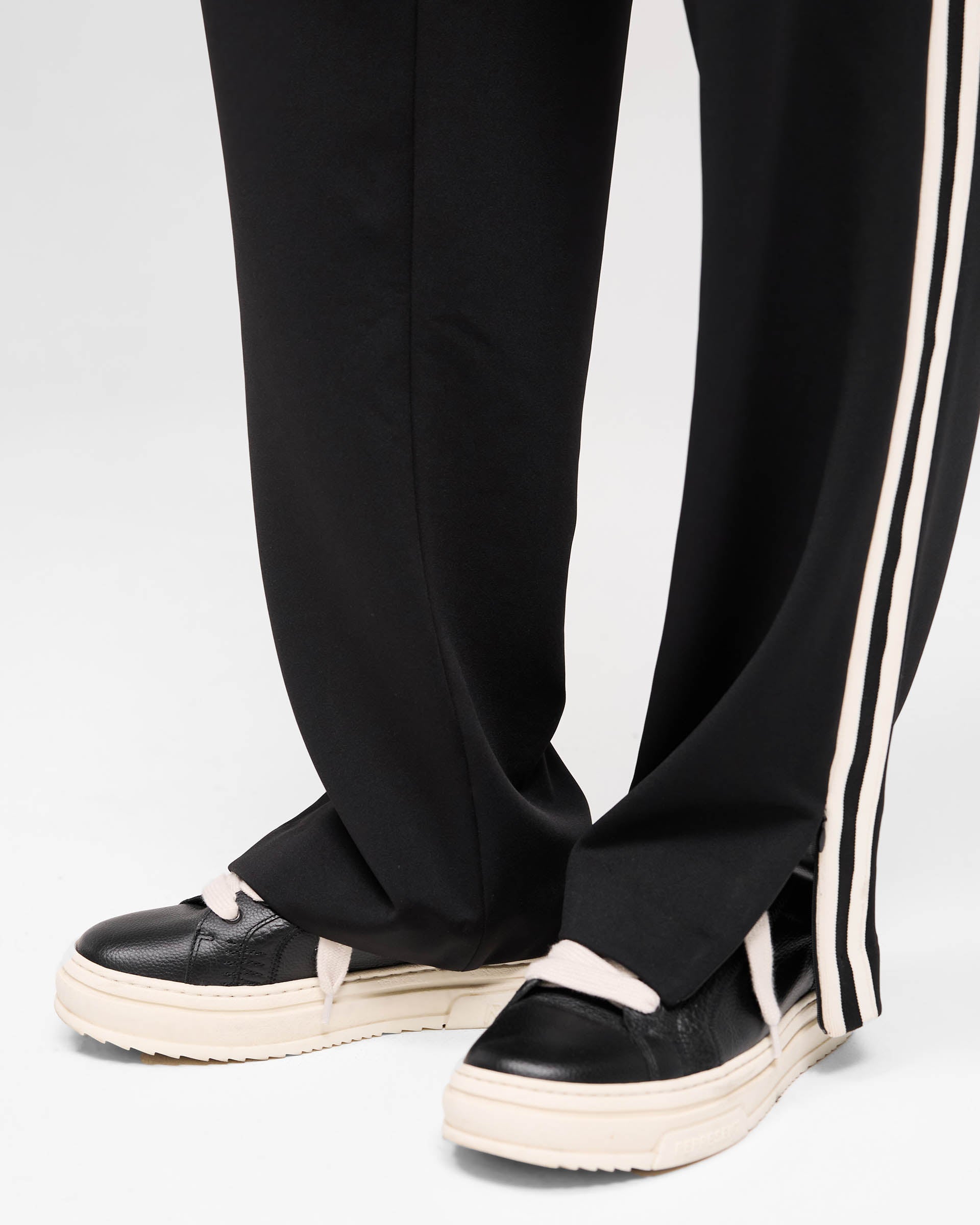 Tailored Track Pants for Men & Women - Jet Black - Comfortable & Stylish Workout Joggers for Running, Gym, and Lounge Wear
