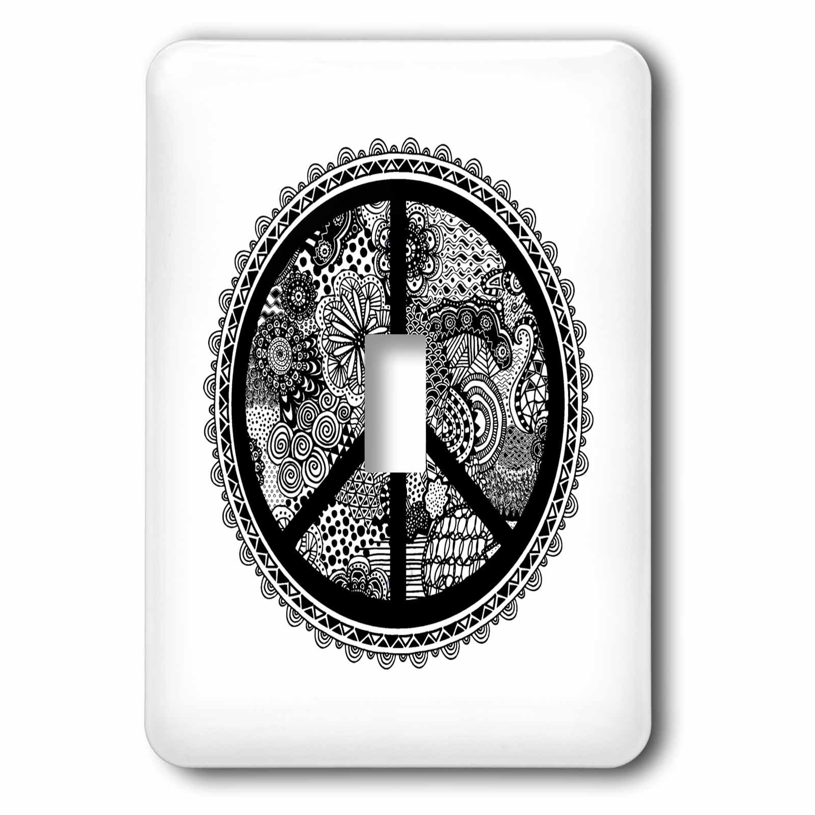 3D Rose Light Switch Cover - Decorative for Home & Office
