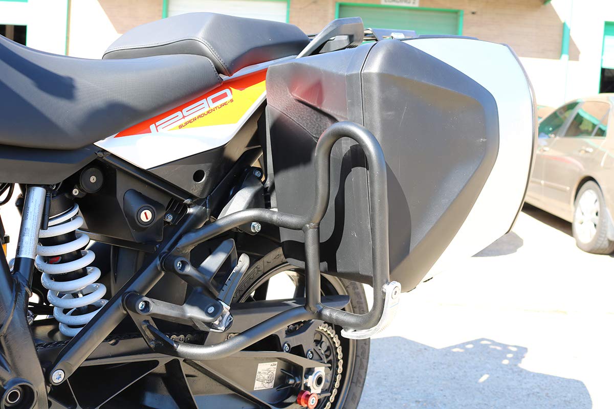 T-Rex Racing Motorcycle Luggage Guards for KTM 1190 Adventure & 1290 Super Adventure R/S/T - Durable Orange Side Case Protectors | Perfect for Off-Road Touring & Adventure Riding