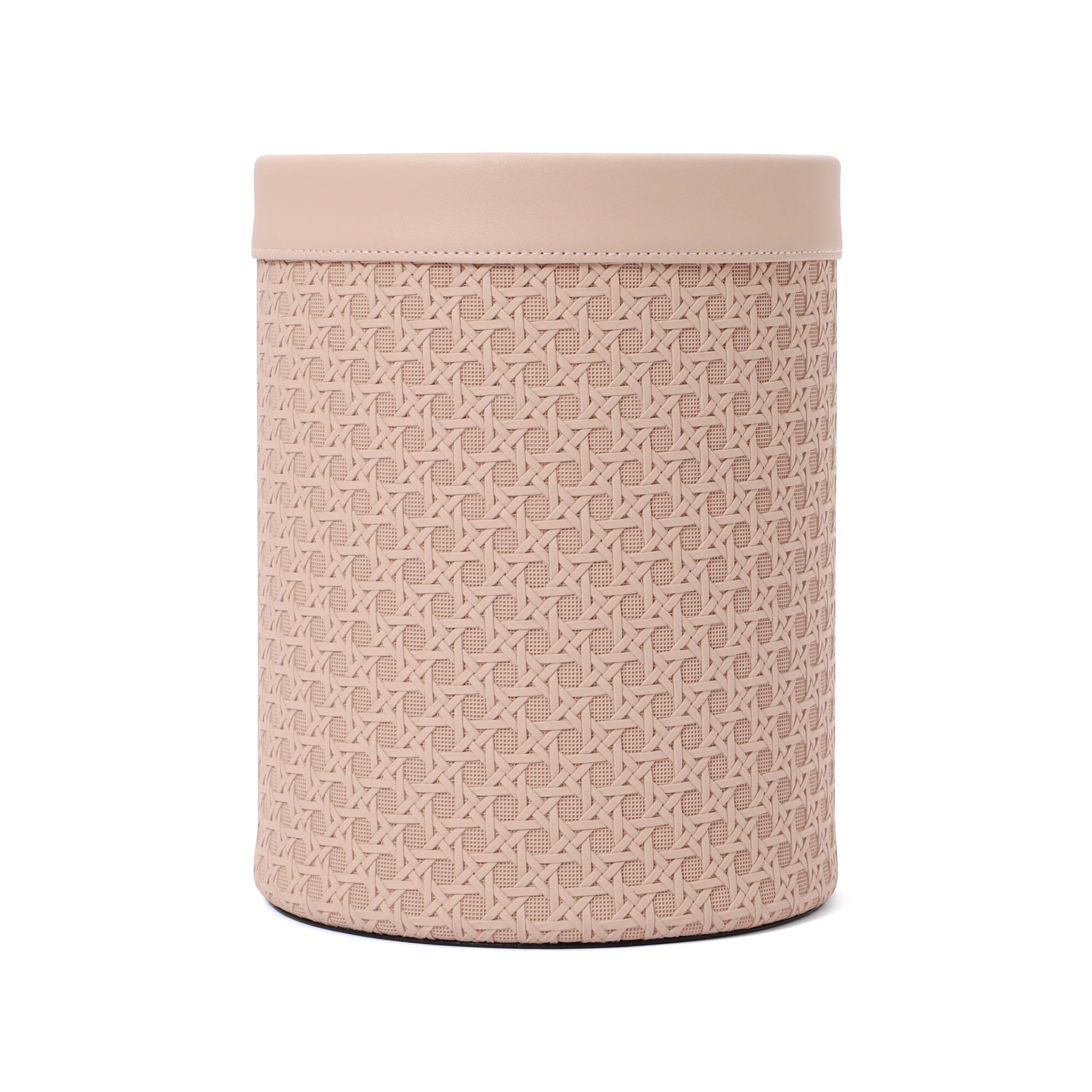 Pink Embossed Dust Box - Small Decorative Storage Bin for Makeup, Jewelry & Office Supplies | Perfect for Vanity, Dresser & Desk Organization