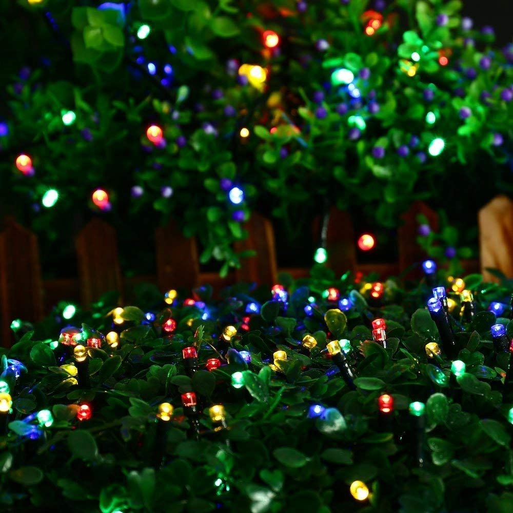 Solar Fairy Lights 7M 50 LED - Waterproof Outdoor Christmas String Lights for Garden, Wedding, Party Decor