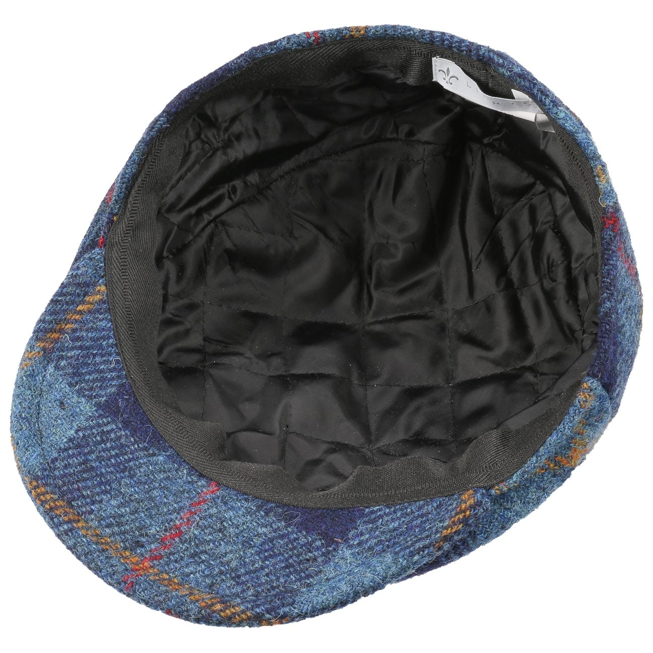 Lierys Harris Tweed Flat Cap for Men - Classic British Style Newsboy Hat | Perfect for Outdoor Activities, Travel, and Casual Wear