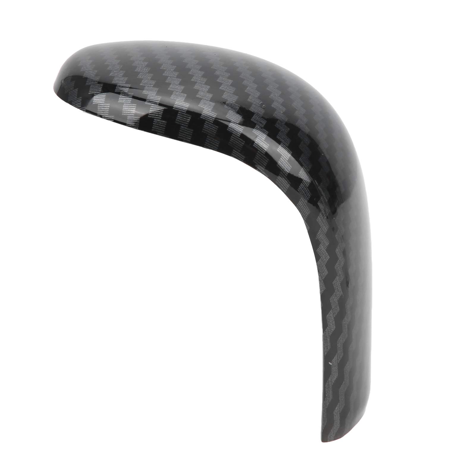 Carbon Fiber Gear Shift Knob for Nissan Navara Frontier NP300 2015-2019 - Replacement Transmission Shifter Cover with Sticker | Upgrade Interior & Enhance Driving Experience
