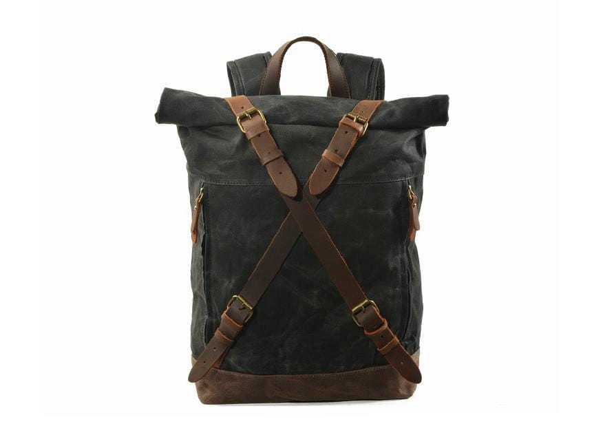 Women's Canvas Backpack Purse - Lightweight Unisex Shoulder Bag for Travel, School & Everyday Use