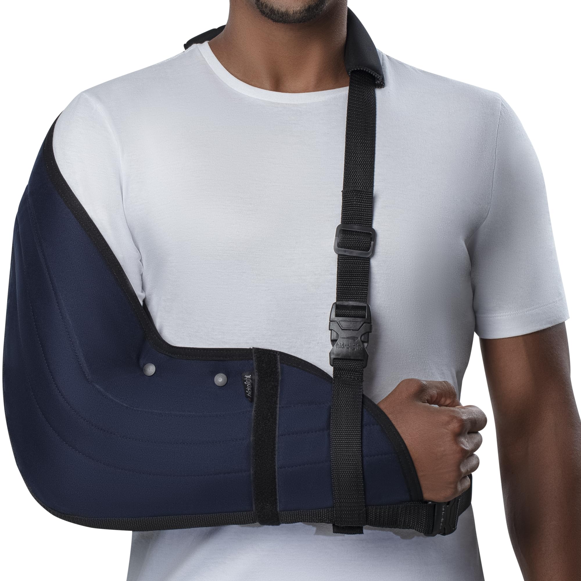 Best Arm Sling for Upper Limb Injuries - Adjustable Left & Right Arm Brace for Bursitis, Elbow Support & Rotator Cuff Recovery - Black X-Large - Ideal for Sports Injuries, Post-Surgery & Daily Mobility Support