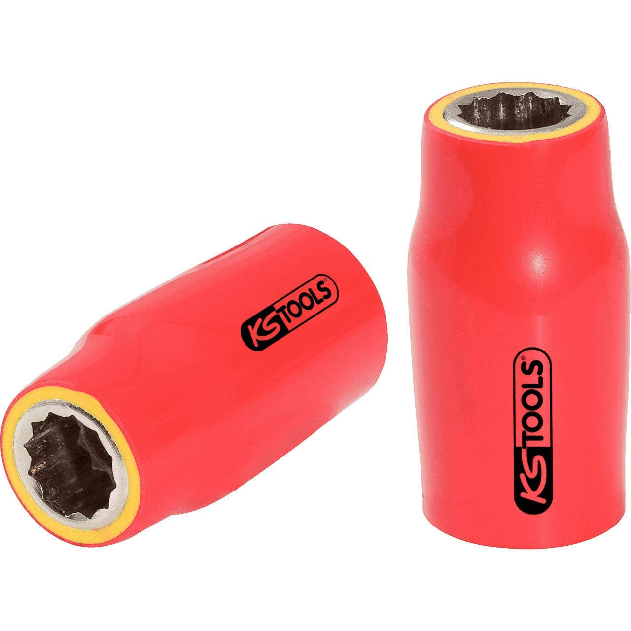 KS Tools 3/8 Insulated Socket 20mm - Plastic 118.3845 - Electrical Safety Tool for Professional Mechanics & DIY Home Repairs