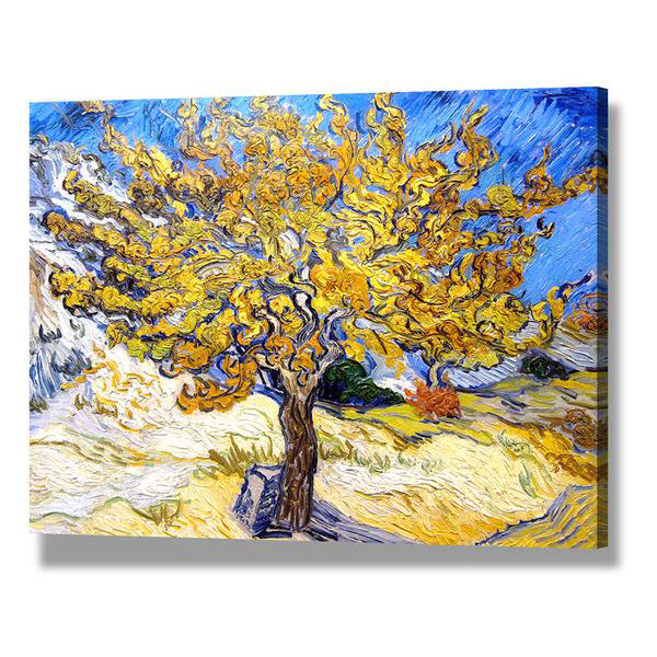 Starry Night Over The Rhone Wall Art Decor - Vincent Van Gogh Canvas Painting for Living Room, Bedroom & Office - Premium Home Decoration Gift Idea