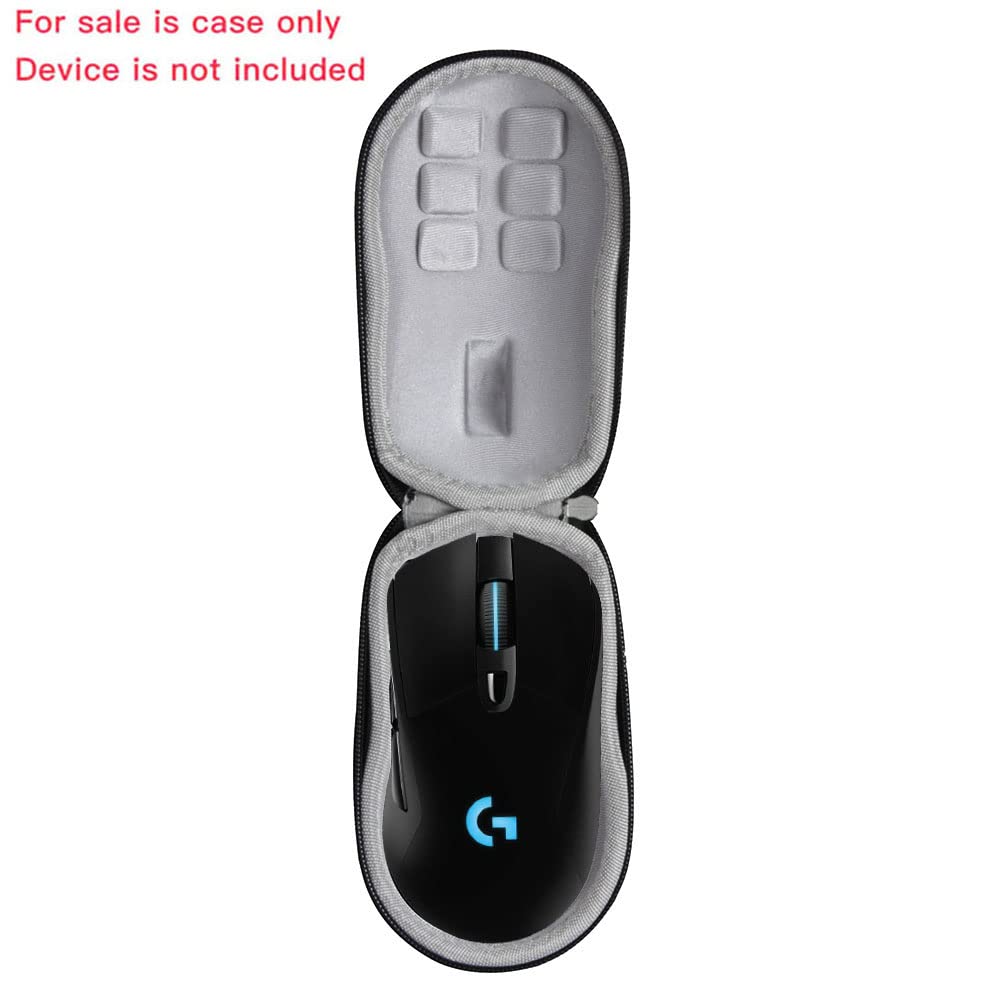 Logitech G703 Lightspeed Wireless Gaming Mouse Hard Travel Case by Hermitshell - Durable Protection for Gaming Gear, Travel & Storage