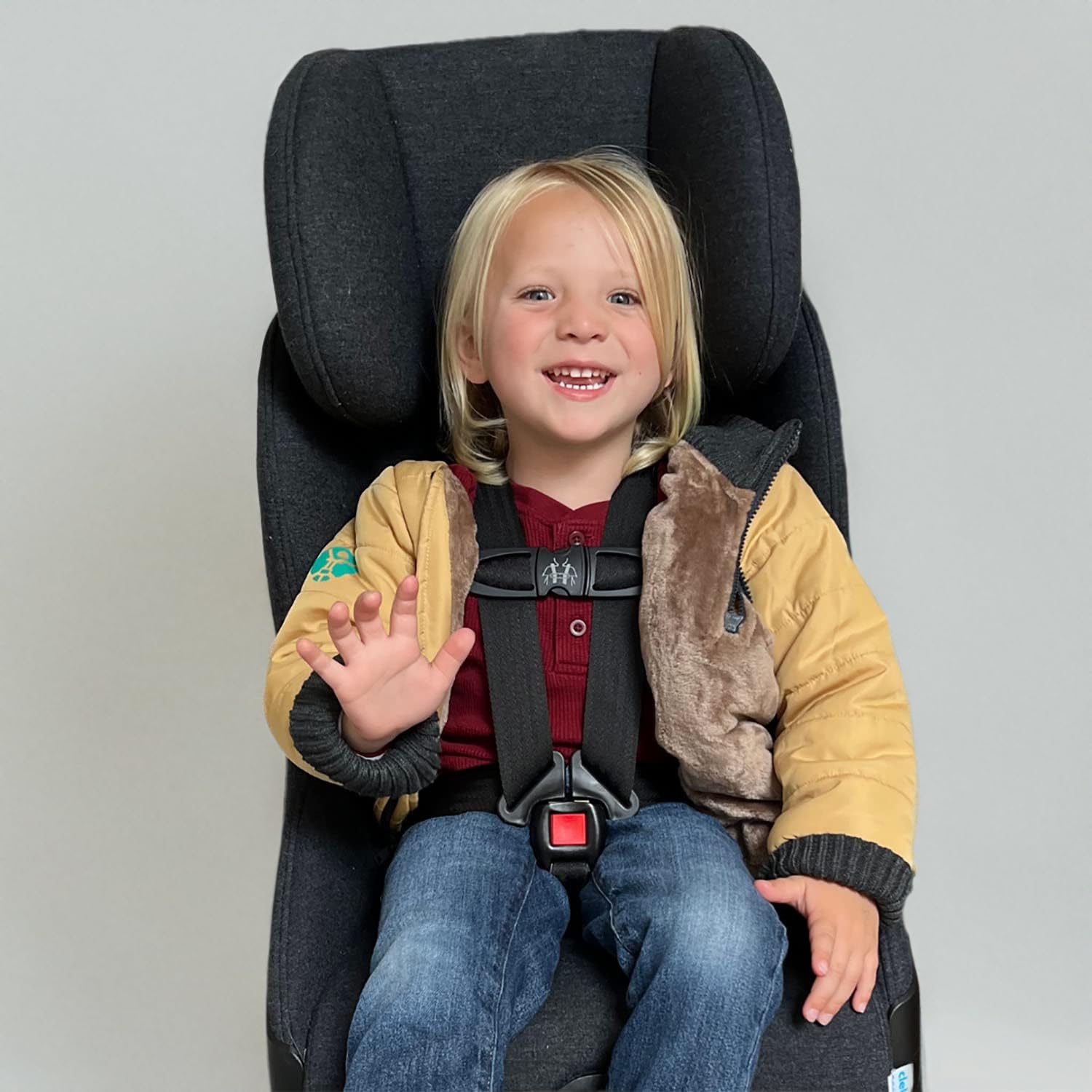Buckle Me Baby Winter Coat – Warmest Car Seat Jacket for Boys & Girls (6 Months-6 Years) | Shark Tank Featured | Safe & Cozy for Winter Travel, School, and Outdoor Adventures