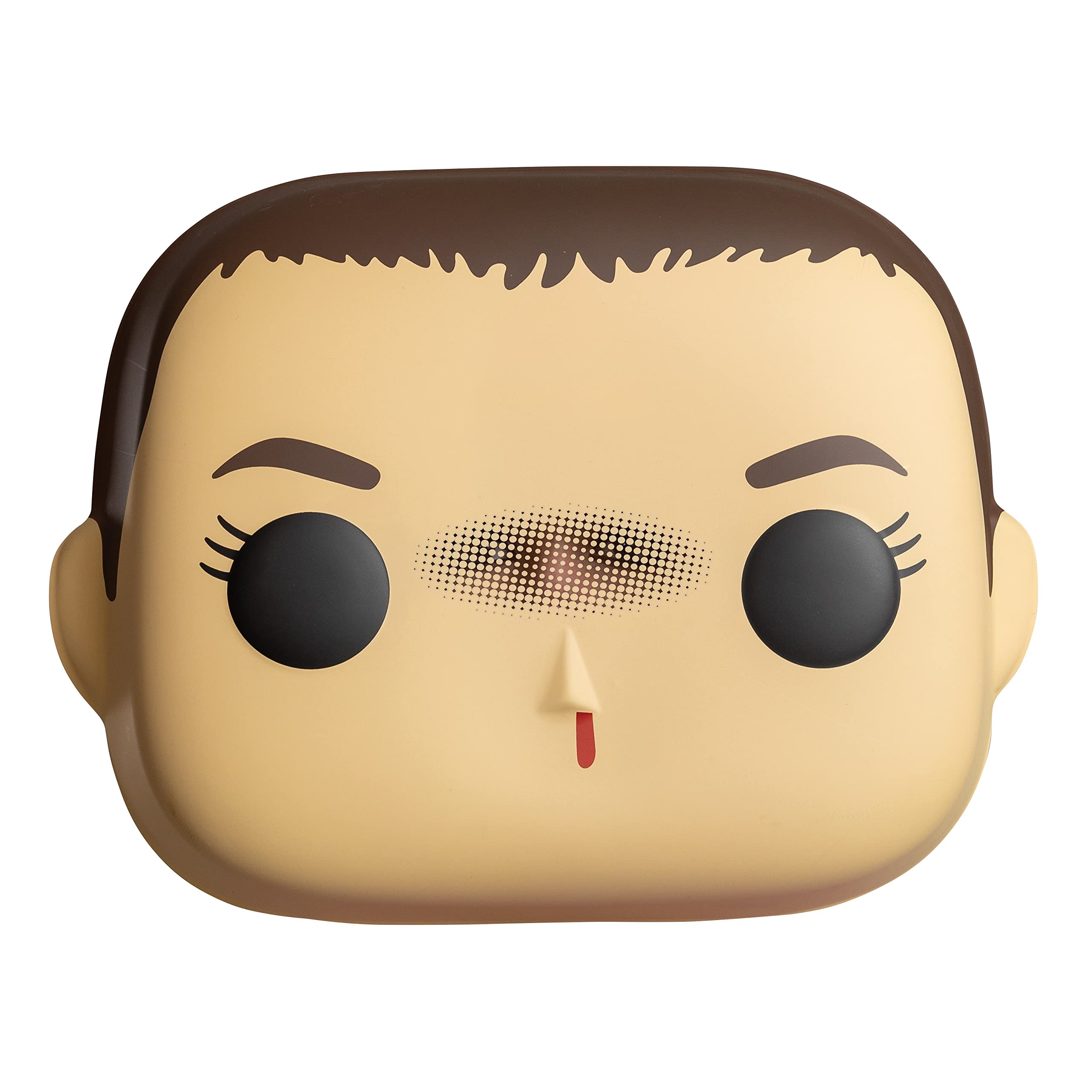 Stranger Things Eleven Pop! Mask - Funko Pop Costume Accessory for All Ages | Oversize Regular Fit | Perfect for Halloween, Cosplay, and Themed Parties