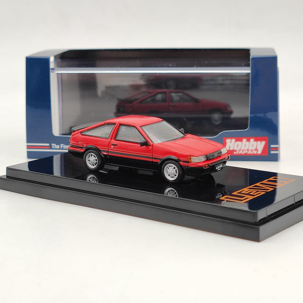 1/64 Scale Toyota Corolla Levin AE86 3-Door GT Apex 1983 Red Diecast Model Car - Limited Edition Collectible Toy for Car Enthusiasts & Hobbyists | Perfect for Display, Gifts, and Japanese Car Model Collections (HJ641037ARK)