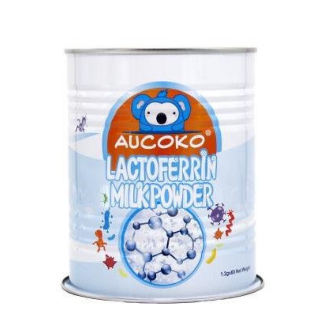 Aucoko Lactoferrin Milk Powder Supplement - Immune Support & Gut Health - High-Quality Lactoferrin for Adults & Kids - Perfect for Daily Wellness & Recovery