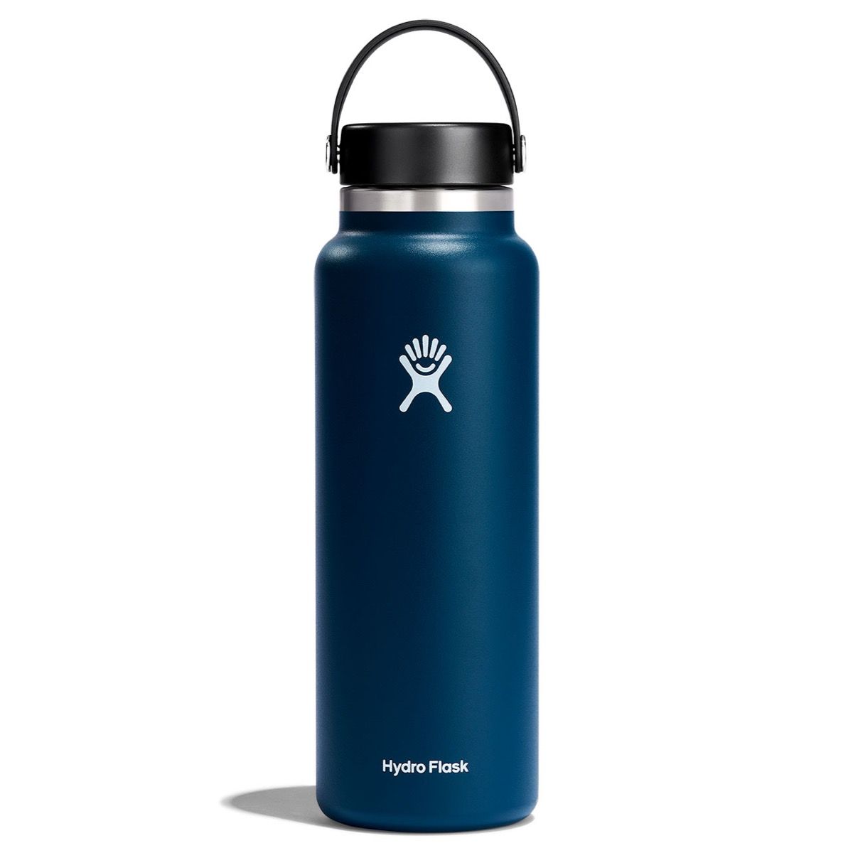 40 oz Wide Mouth Water Bottle with Straw & Handle - Leakproof Stainless Steel Insulated Water Jug for Gym, Hiking & Outdoor Activities - BPA Free Vacuum Flask for Hot & Cold Beverages