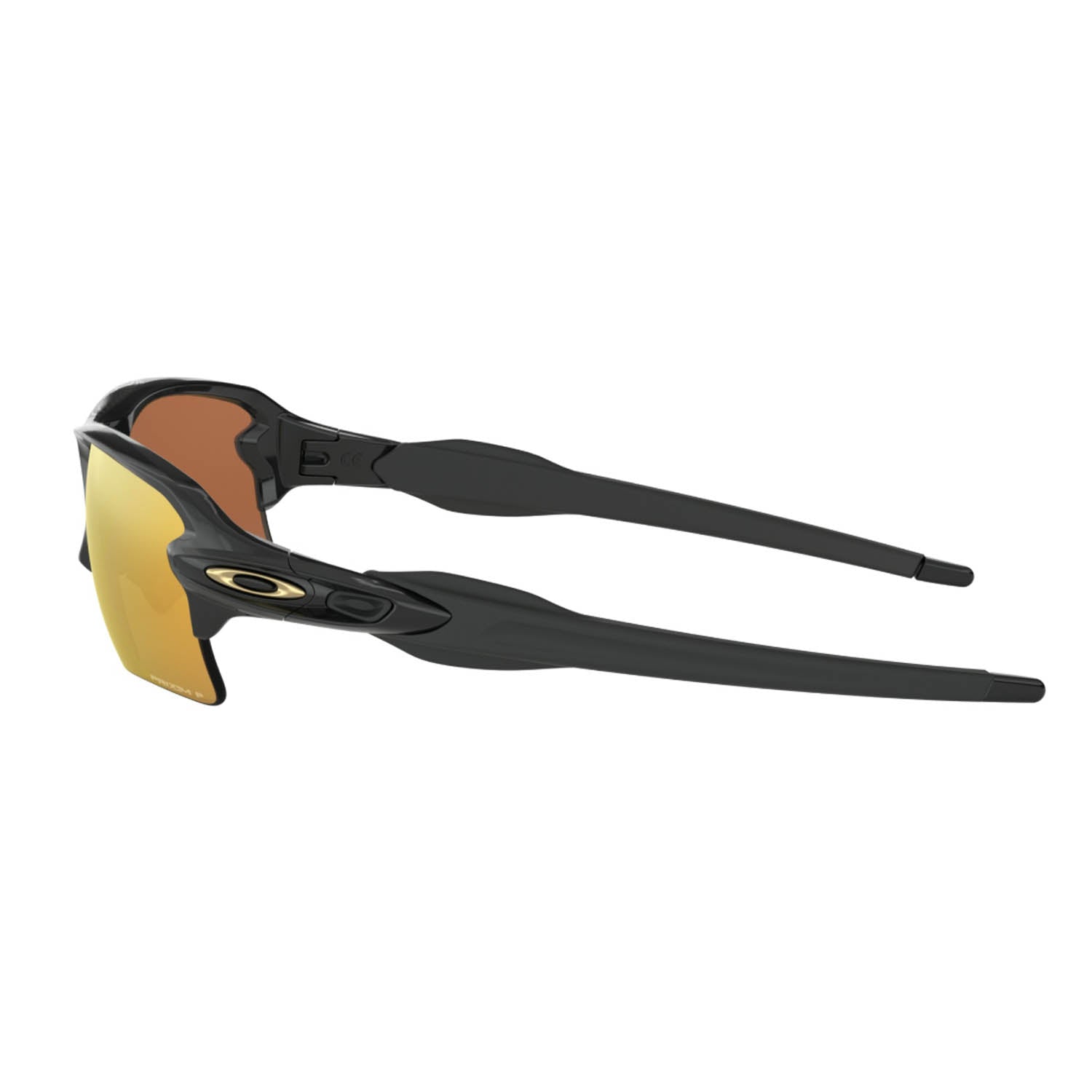 Oakley Flak 2.0 XL Polarized Sunglasses - Black Frame with Prizm 24K Lenses - UV Protection for Running, Driving & Outdoor Sports