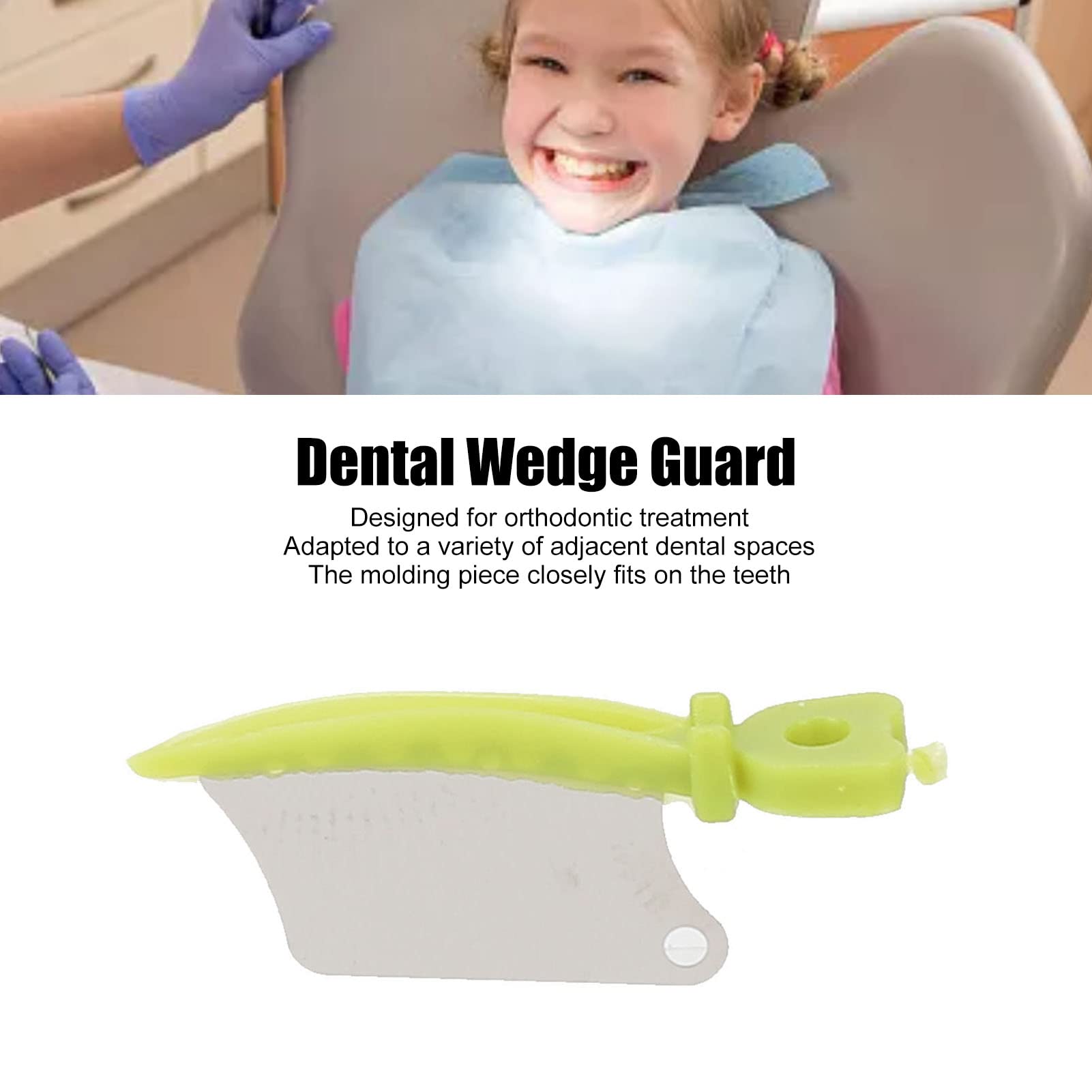 50pcs Stainless Steel Dental Wedges for Teeth Interproximal & Diastema Fixing - Professional Dental Tools with Storage Box (Size S) - Perfect for Dentists, Orthodontists & Dental Clinics