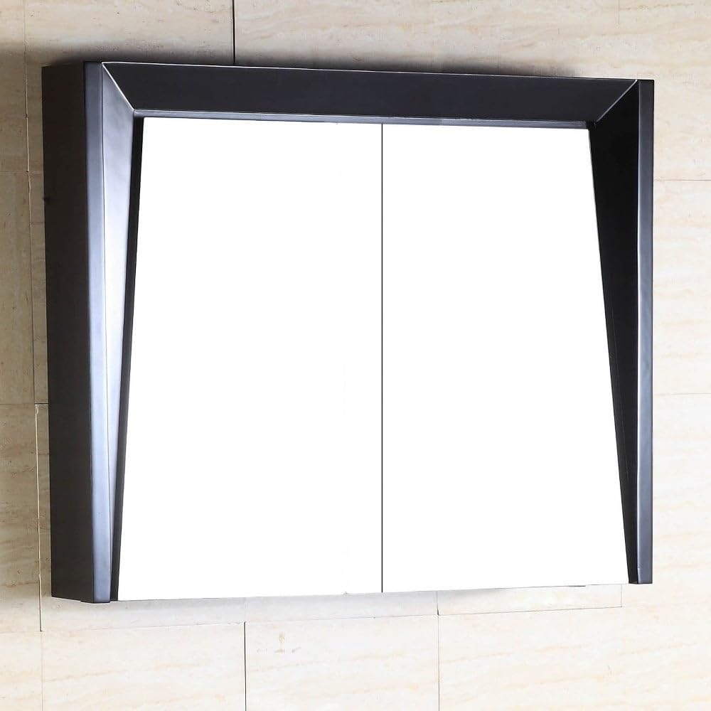 30 x 25.8 Inch Recessed Medicine Cabinet - Wall Mounted Bathroom Mirror with Storage for Toiletries | Perfect for Small Bathrooms, Powder Rooms & Vanity Areas