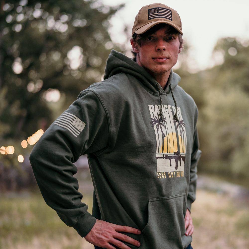 Range Day Club Member Hoodie - Military Green | Comfortable & Durable Pullover for Outdoor Activities, Shooting Range & Casual Wear