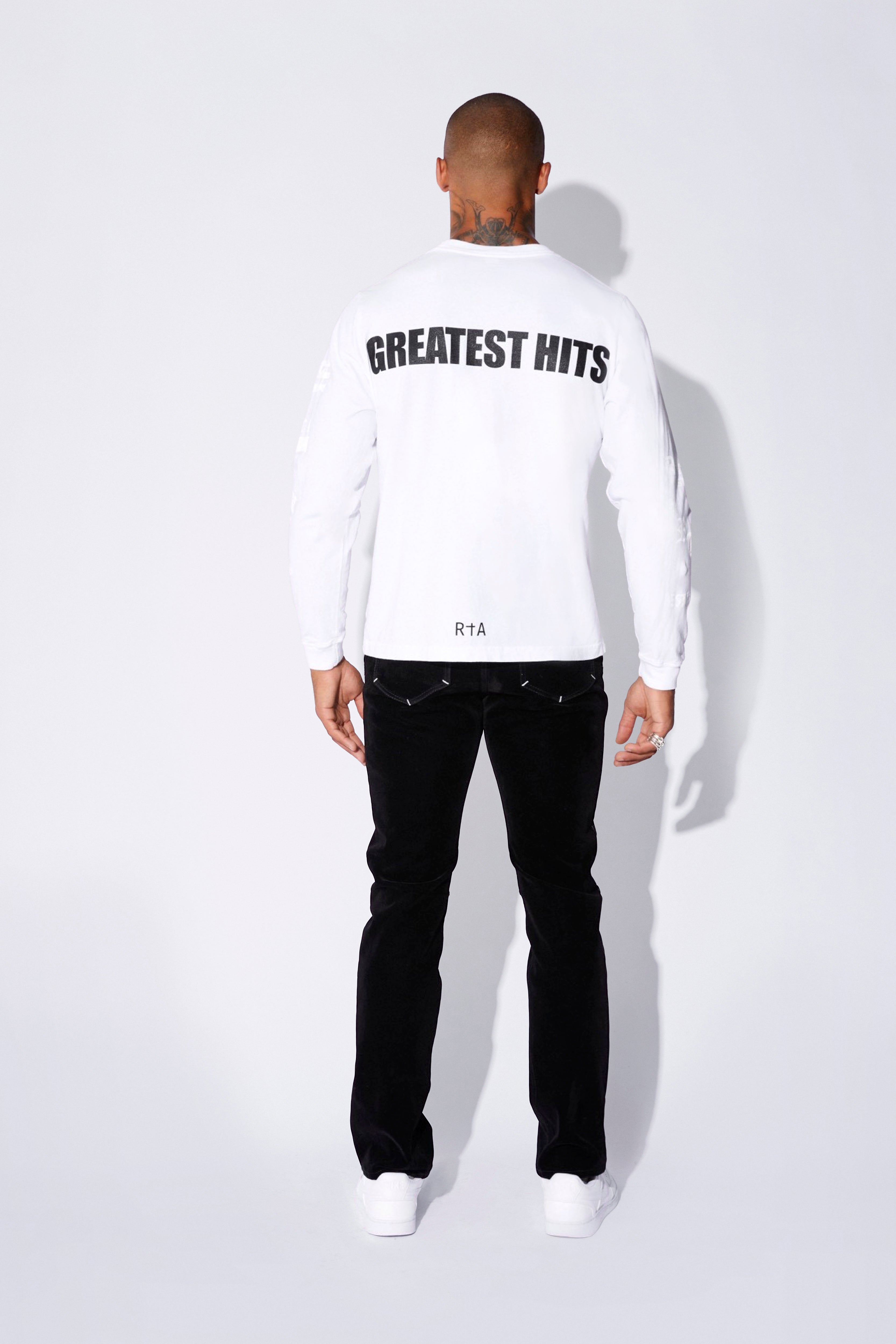 Long Sleeve T-Shirt for Men & Women | Soft Cotton White Tee | Greatest Hits Collection | Perfect for Casual Wear, Layering & Everyday Outfits